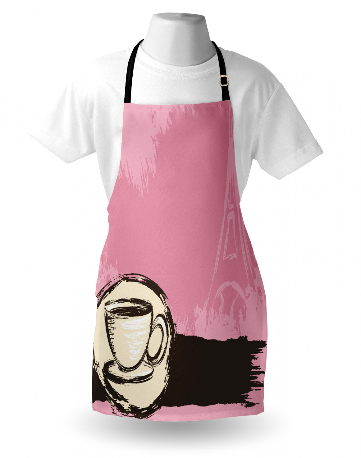 Ambesonne Apron with Adjustable Strap for Gardening Cooking No Fading