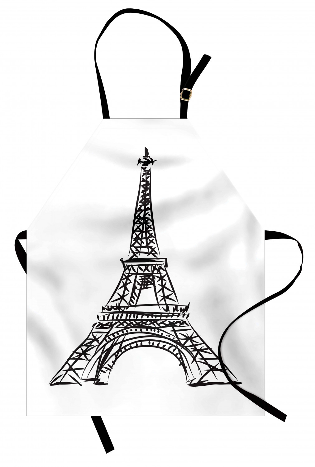 Ambesonne Apron with Adjustable Strap for Gardening Cooking No Fading