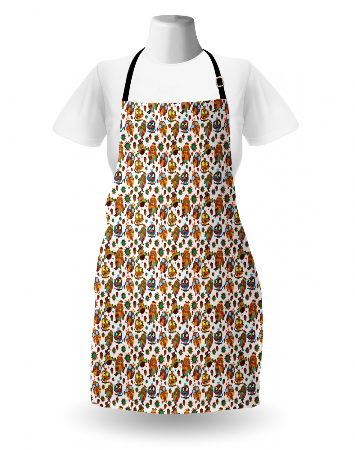 Ambesonne Apron Adjustable Strap for Gardening Cooking Clear Image