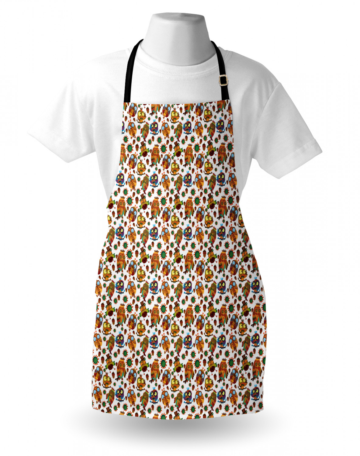 Ambesonne Apron Adjustable Strap for Gardening Cooking Clear Image