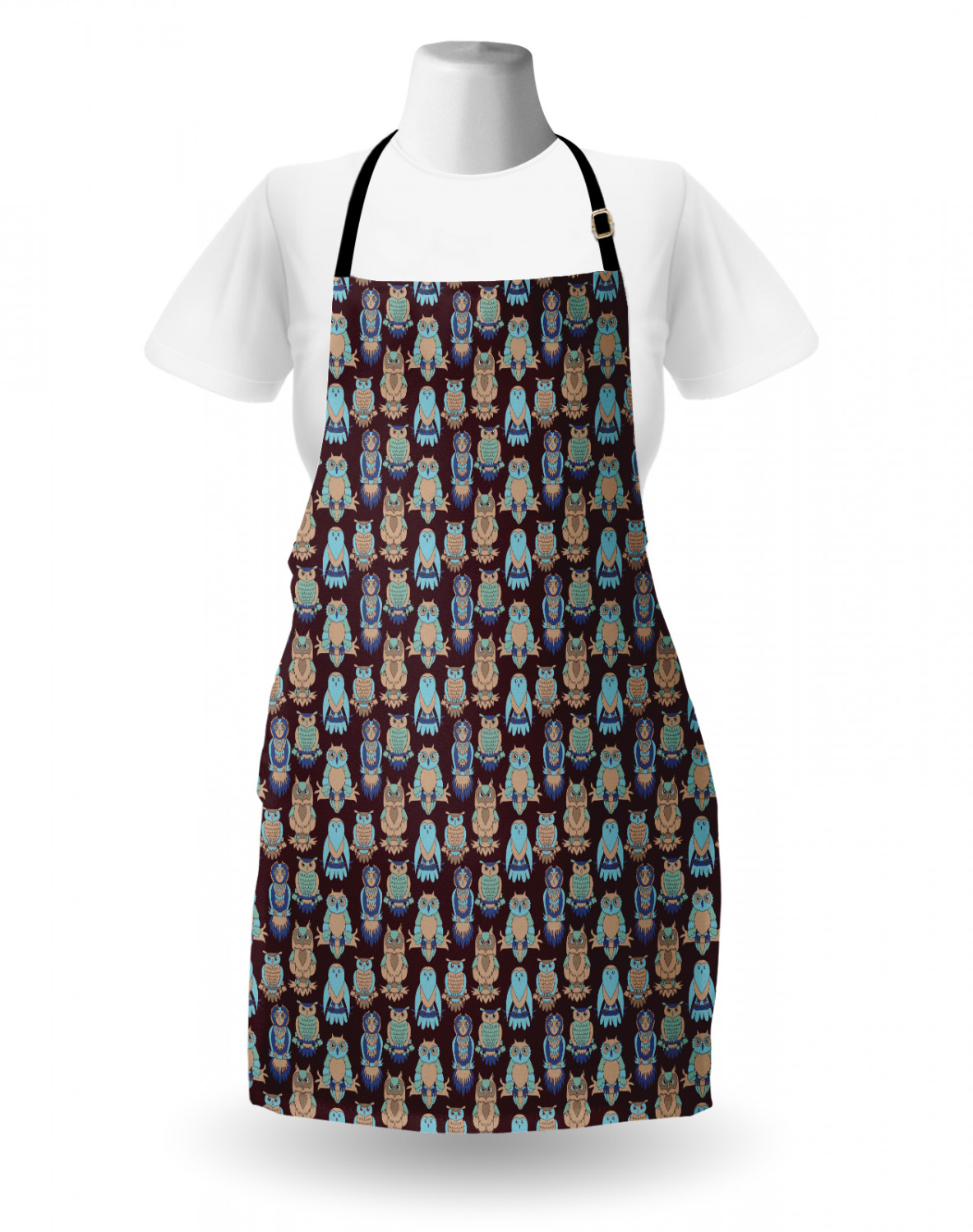 Ambesonne Apron Adjustable Strap for Gardening Cooking Clear Image