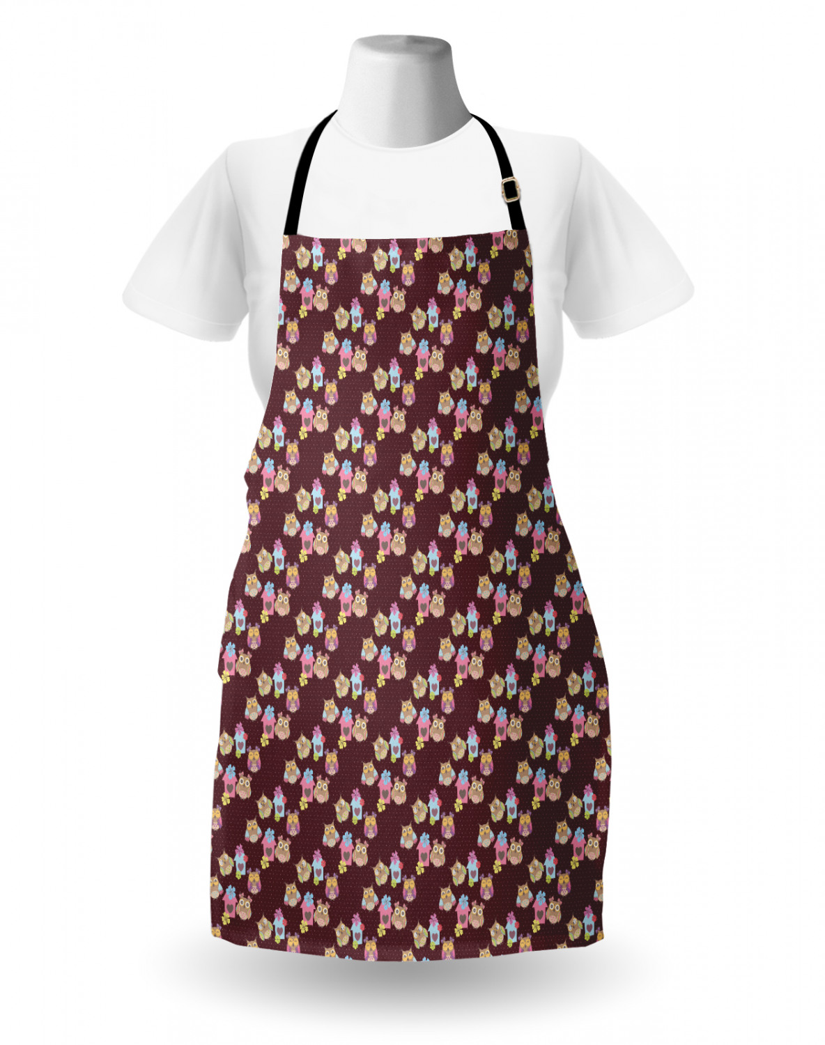 Ambesonne Apron Adjustable Strap for Gardening Cooking Clear Image