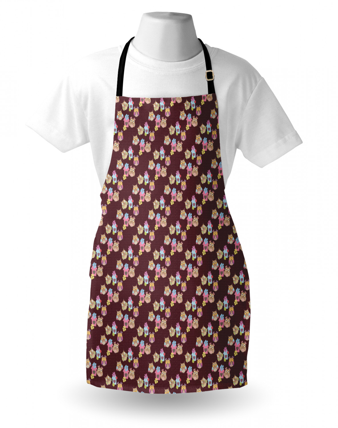 Ambesonne Apron Adjustable Strap for Gardening Cooking Clear Image