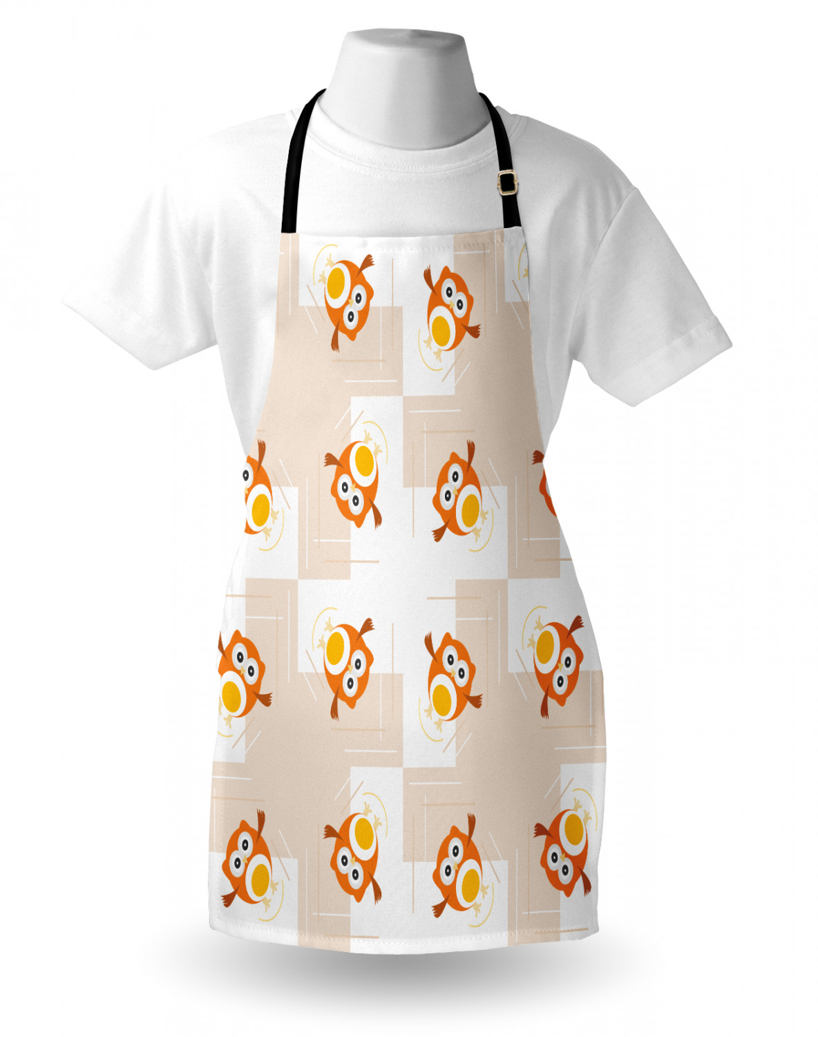 Ambesonne Apron Adjustable Strap for Gardening Cooking Clear Image