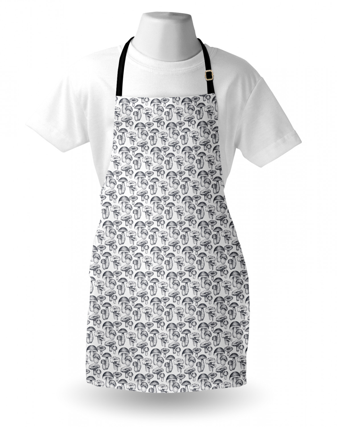 Unisex Indoor Use Apron with Adjustable Neck Strap for Garden Cooking Ambesonne