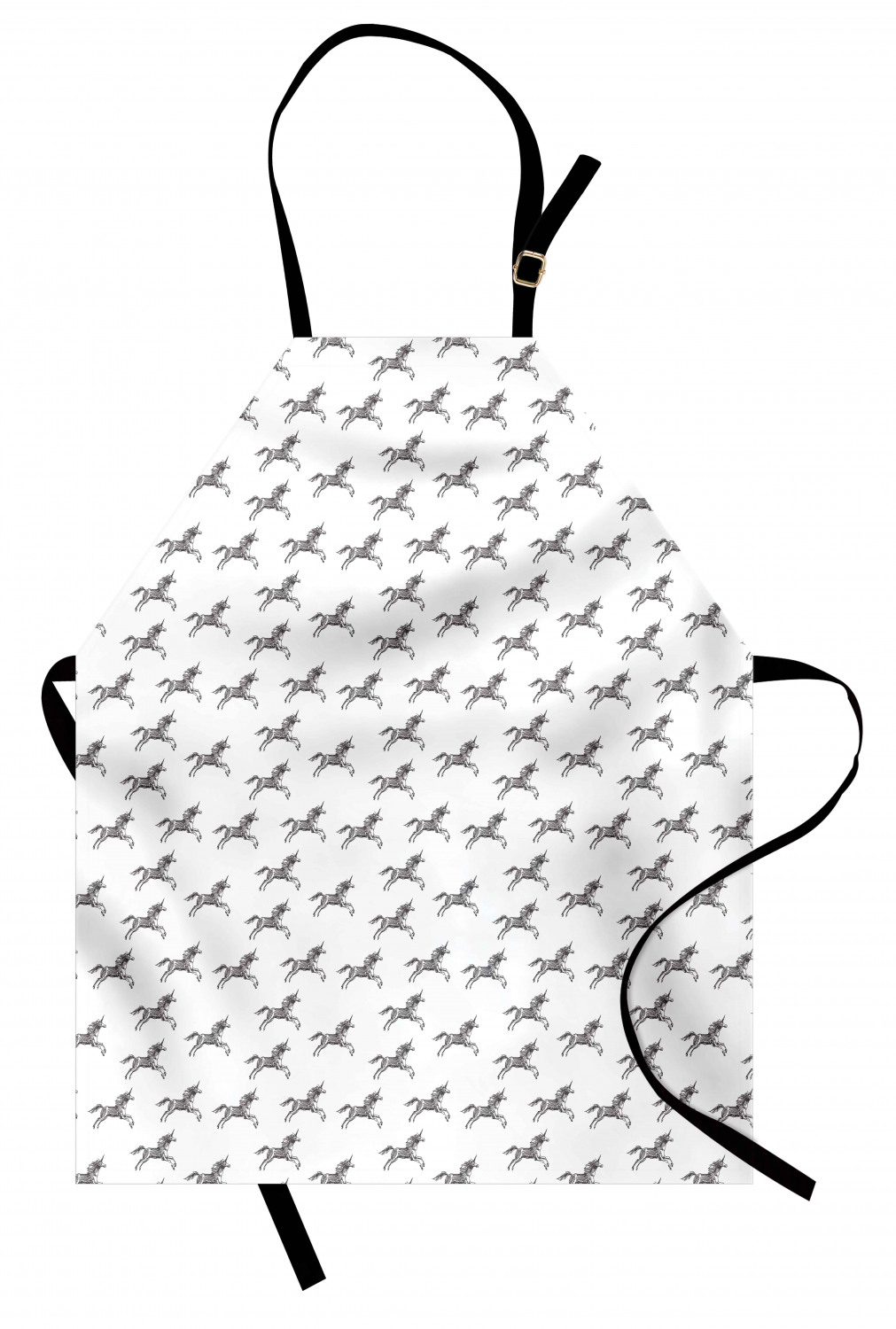 Unisex Indoor Use Apron with Adjustable Neck Strap for Garden Cooking Ambesonne