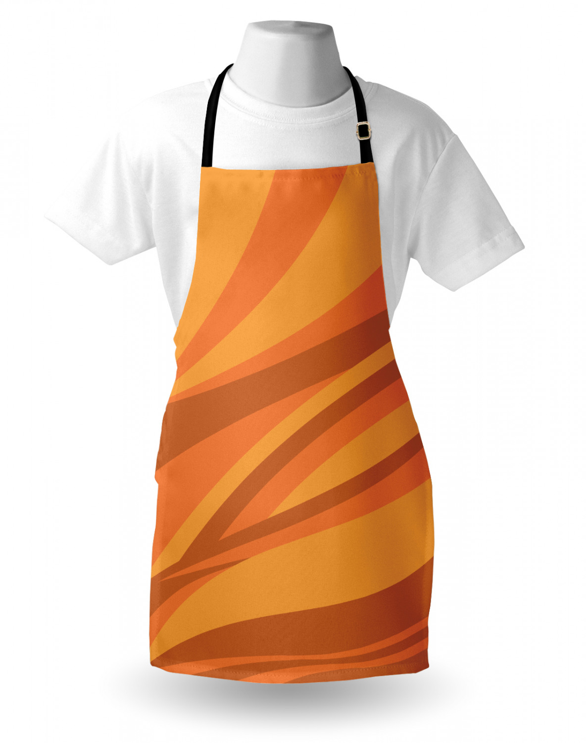 Ambesonne Apron Bib Adjustable Neck Strap for Gardening Cooking Indoor Use