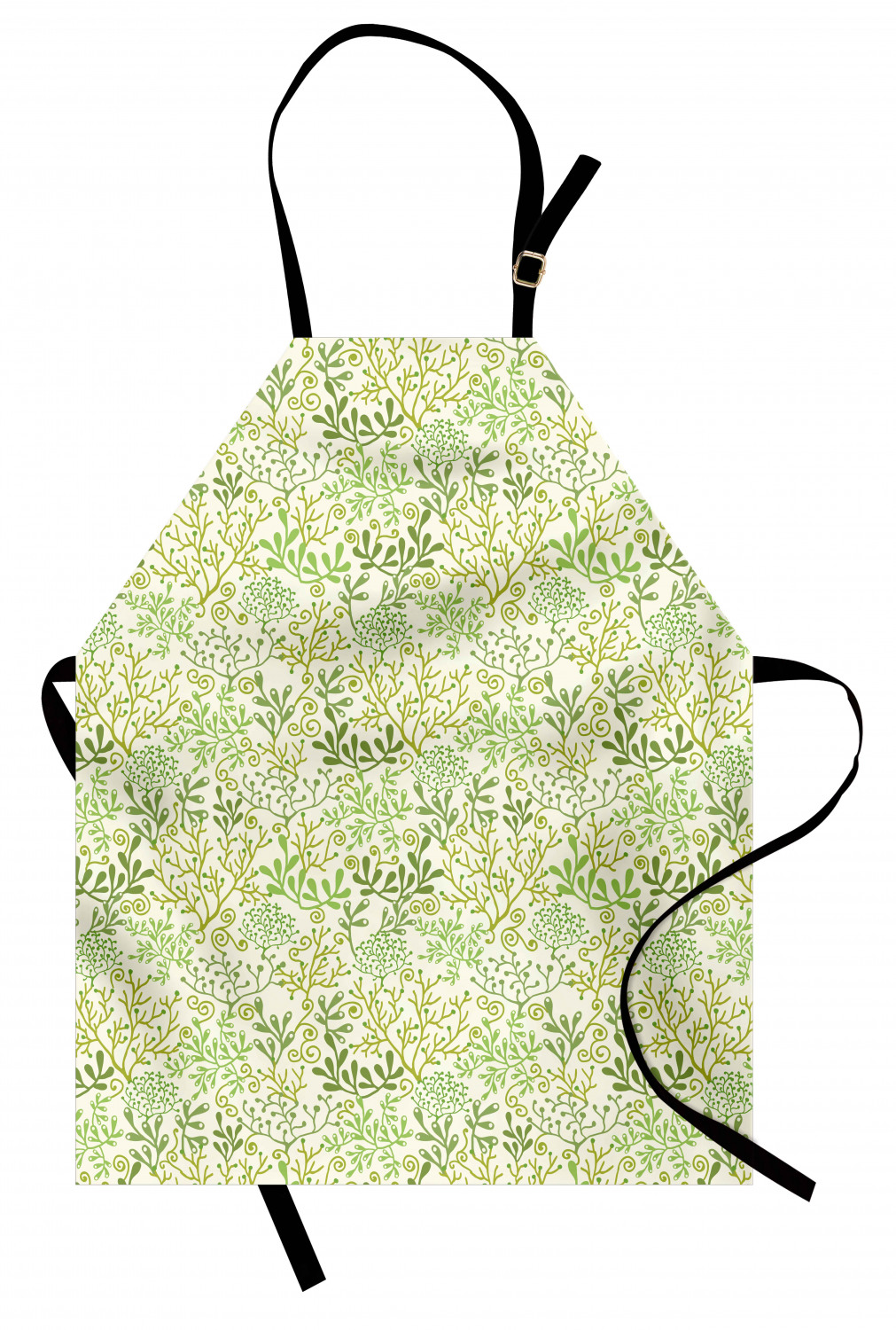 Ambesonne Apron Bib with Adjustable Black Strap Garden Cooking Standard Size - 第 82/144 張圖片