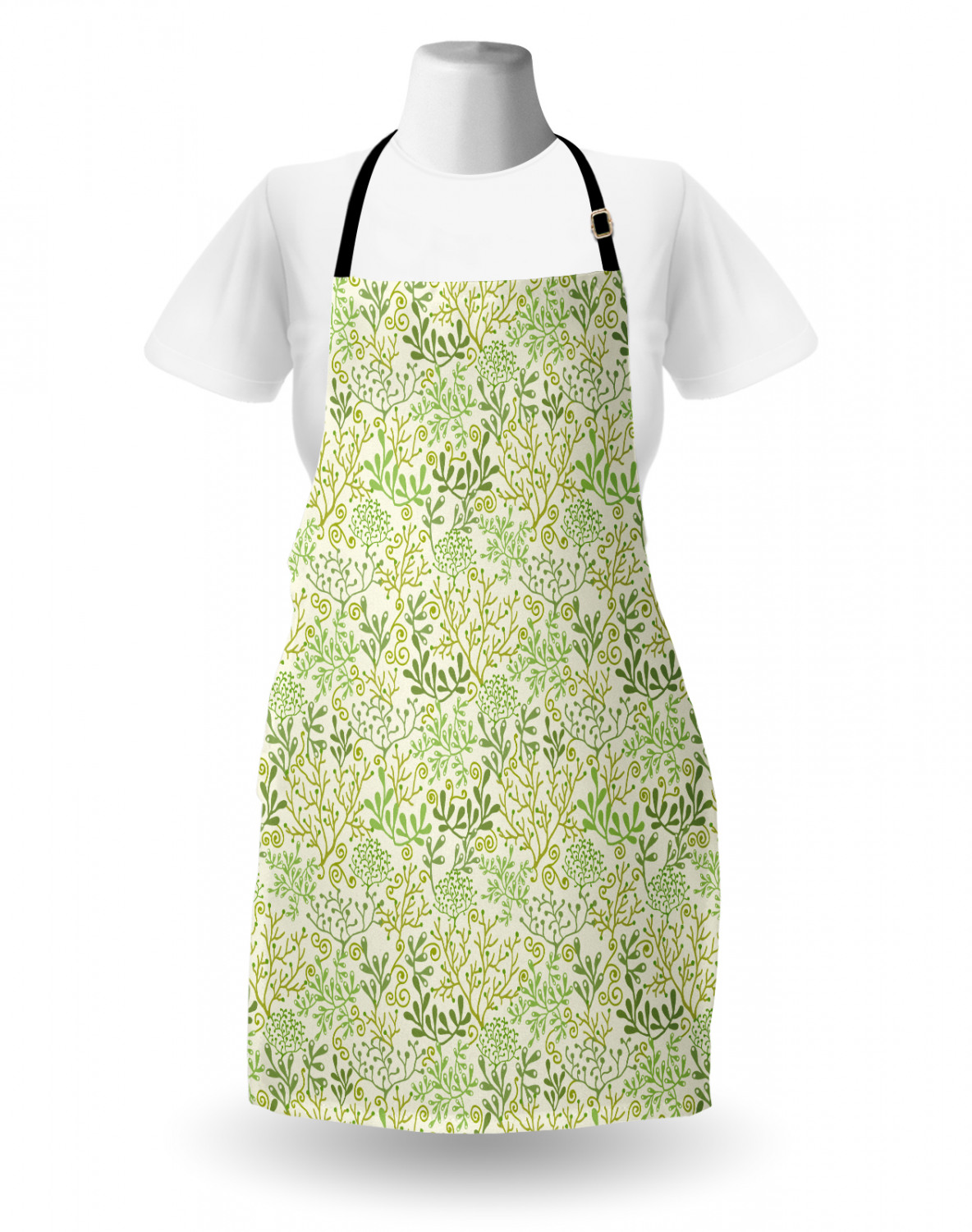 Ambesonne Apron Bib with Adjustable Black Strap Garden Cooking Standard Size - 第 83/144 張圖片