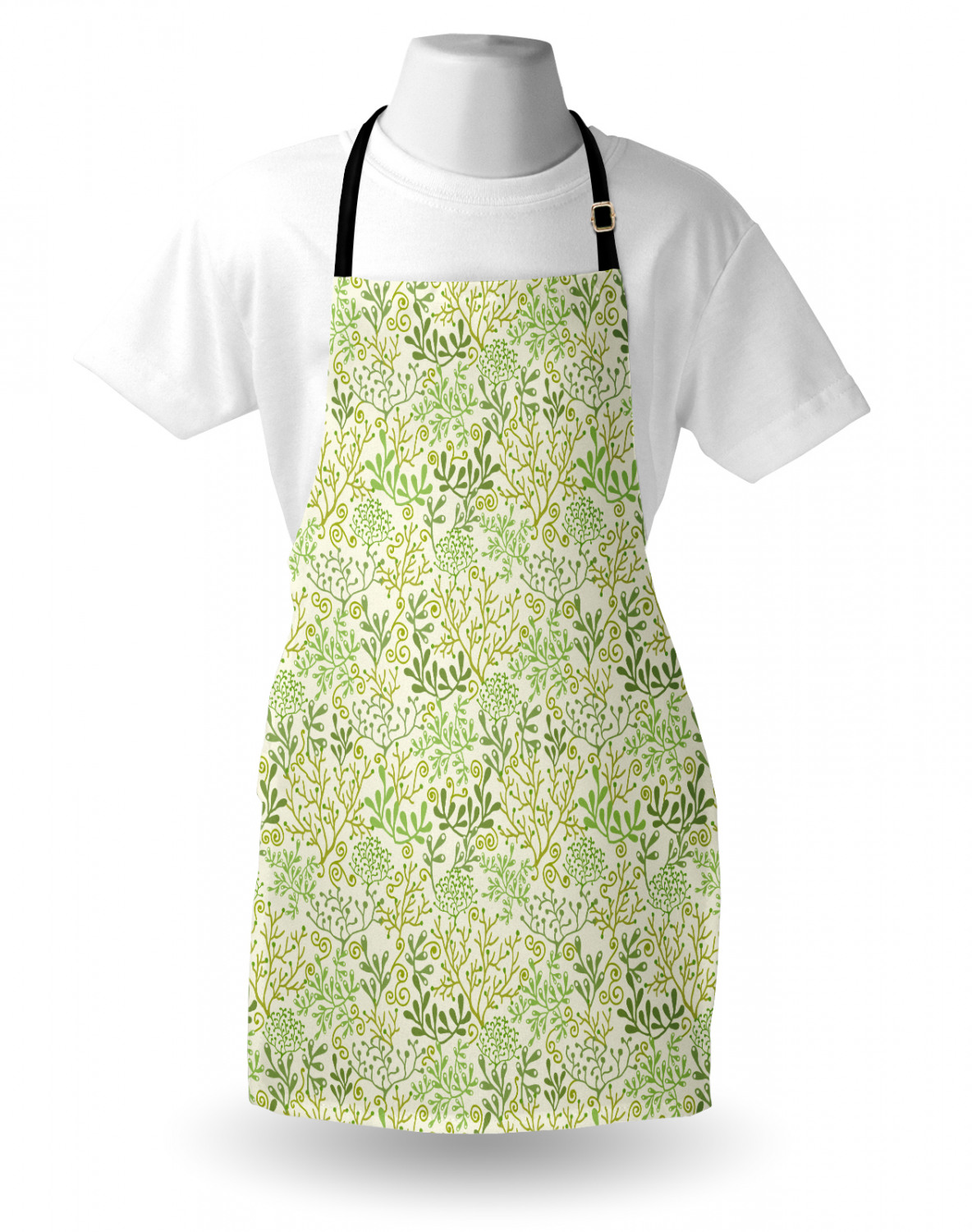 Ambesonne Apron Bib with Adjustable Black Strap Garden Cooking Standard Size - 第 84/144 張圖片