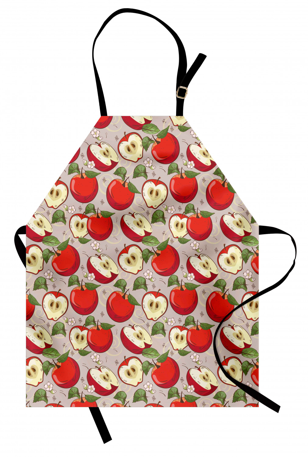 Ambesonne Apron Bib with Adjustable Black Strap Garden Cooking Standard Size - 第 121/144 張圖片