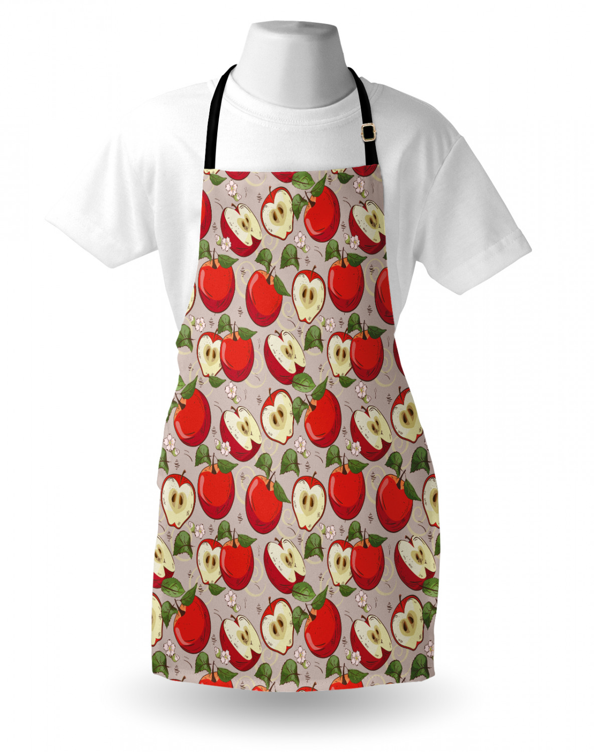 Ambesonne Apron Bib with Adjustable Black Strap Garden Cooking Standard Size - 第 123/144 張圖片