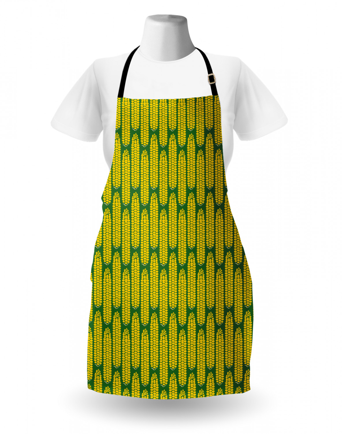Ambesonne Apron Bib with Adjustable Black Strap Garden Cooking Standard Size - 第 53/144 張圖片