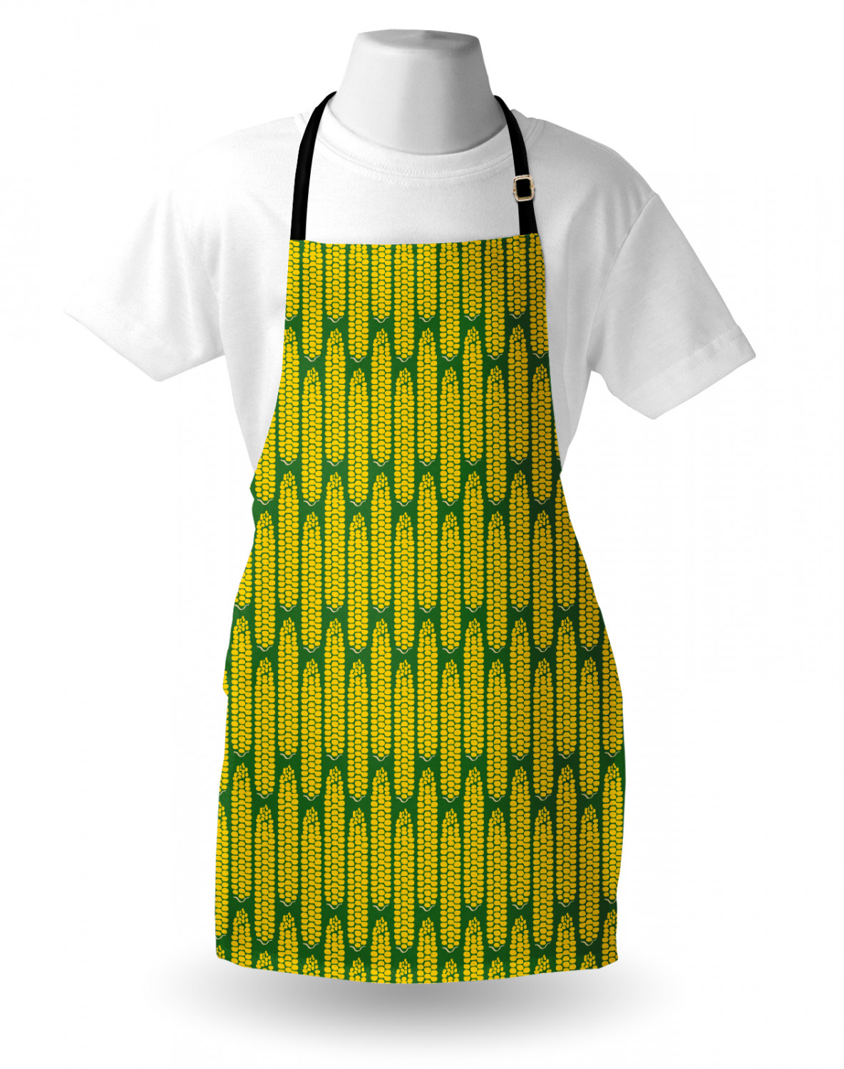 Ambesonne Apron Bib with Adjustable Black Strap Garden Cooking Standard Size - 第 54/144 張圖片