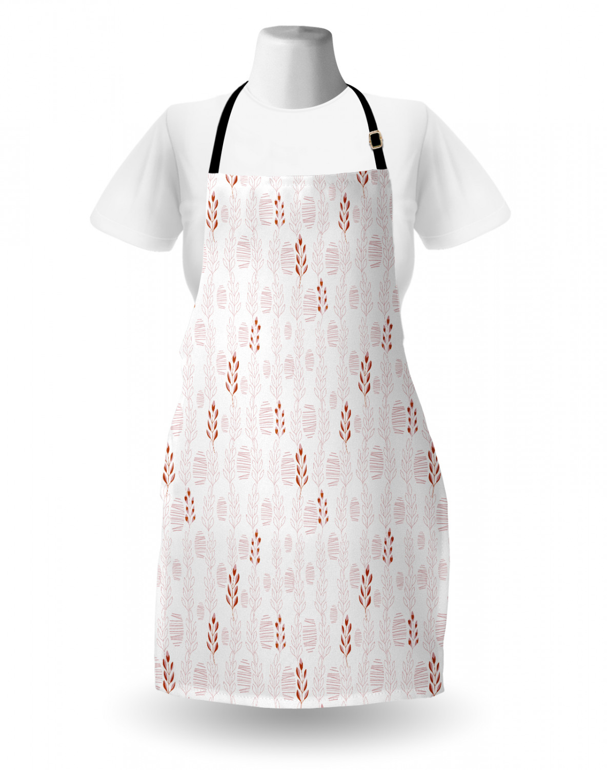 Ambesonne Apron Bib with Adjustable Black Strap Garden Cooking Standard Size - 第 119/144 張圖片