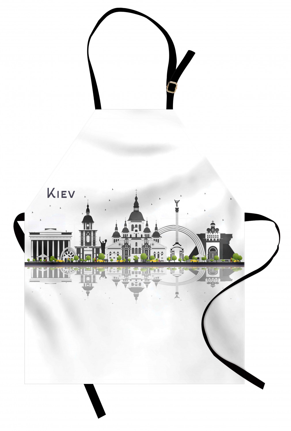 Ambesonne Travel Adventure Kids Apron Boys Girls Apron Bib Cooking & Painting