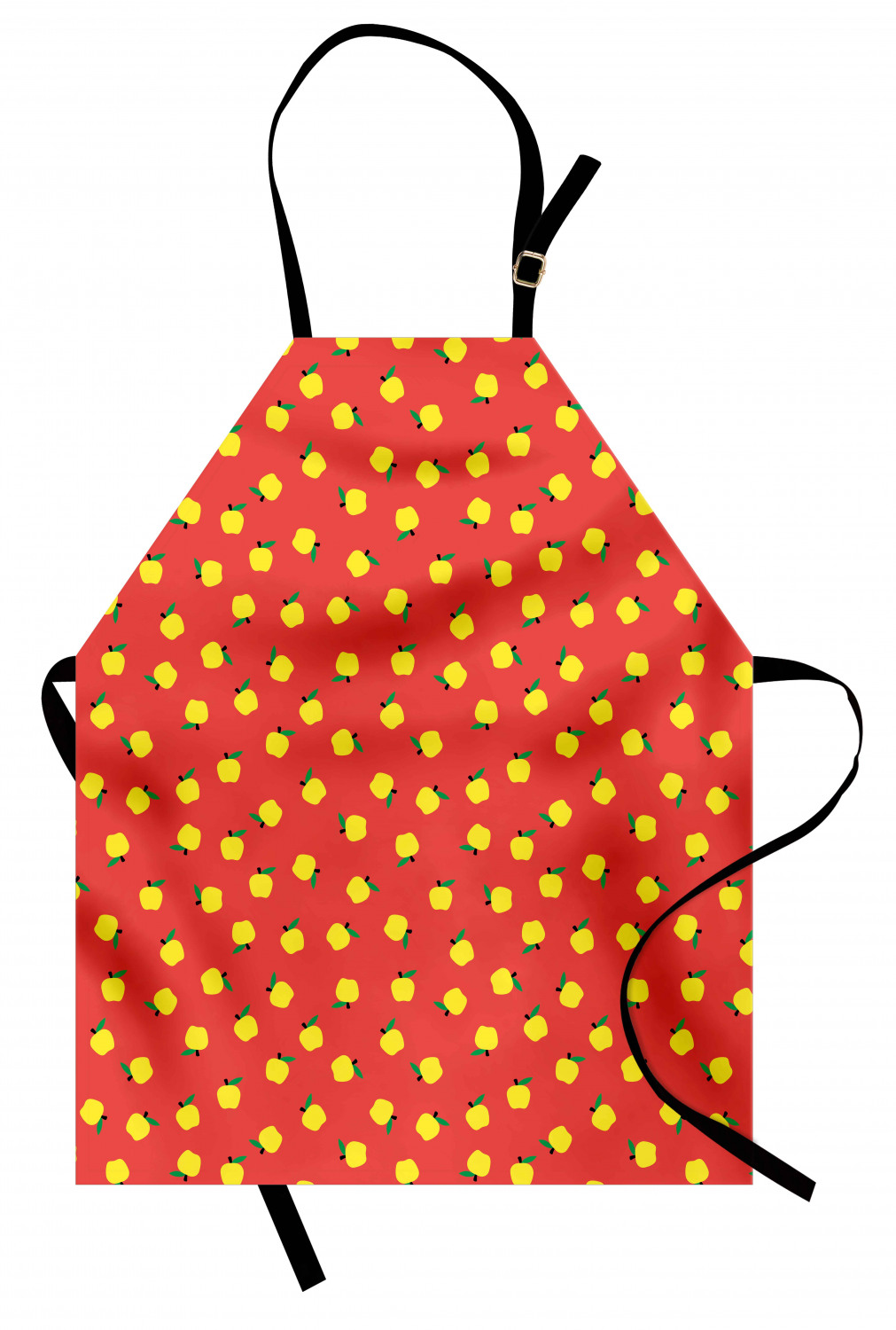 Apron Bib Adjustable Black Strap for Garden Cooking Standard Size Ambesonne