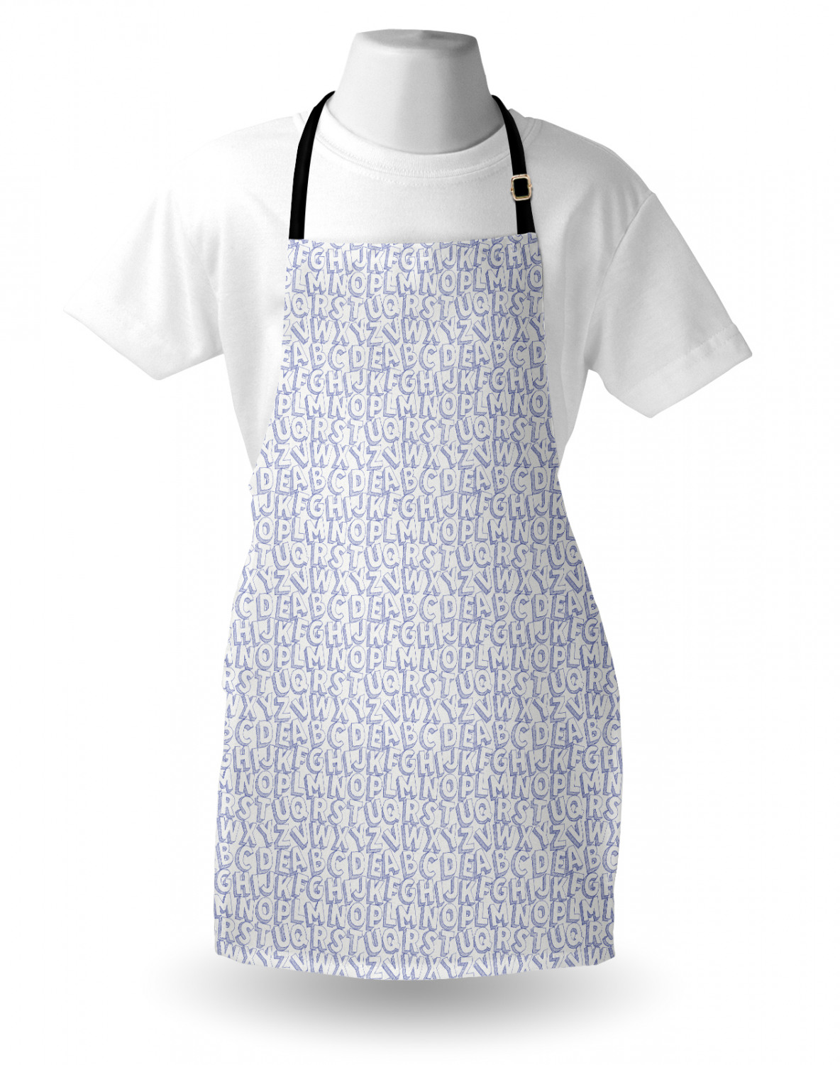 Apron with Adjustable Neck Strap Gardening Cooking Unisex Outdoor Use Ambesonne