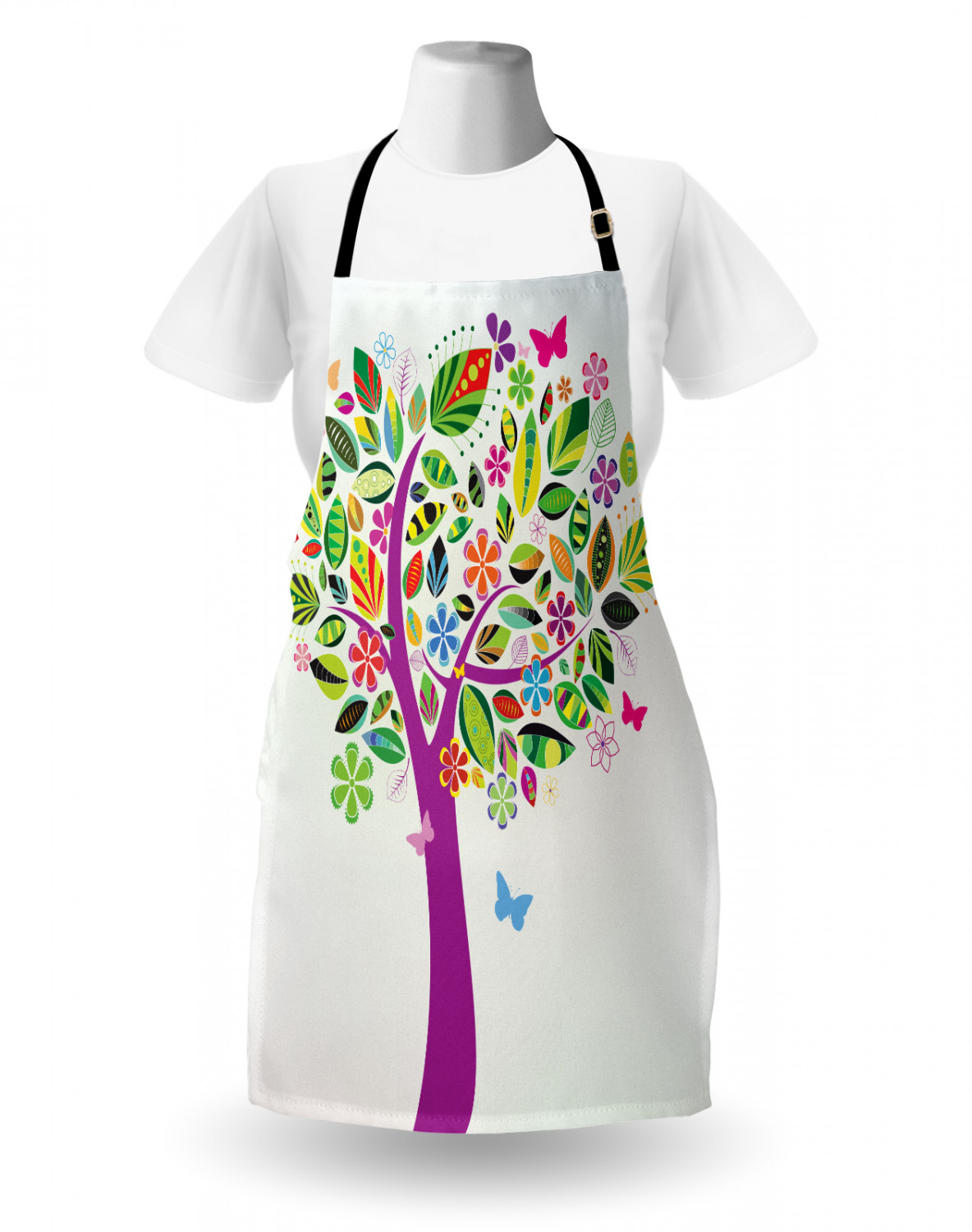 Caterpillar Apron Unisex Kitchen Bib with Adjustable Neck Cooking Baking