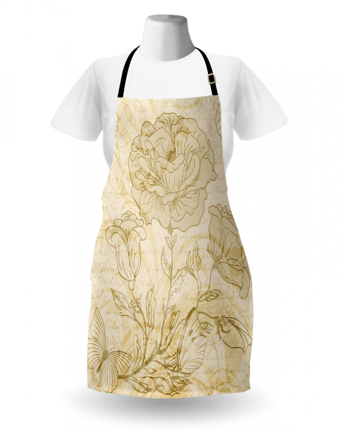 Caterpillar Apron Unisex Kitchen Bib with Adjustable Neck Cooking Baking