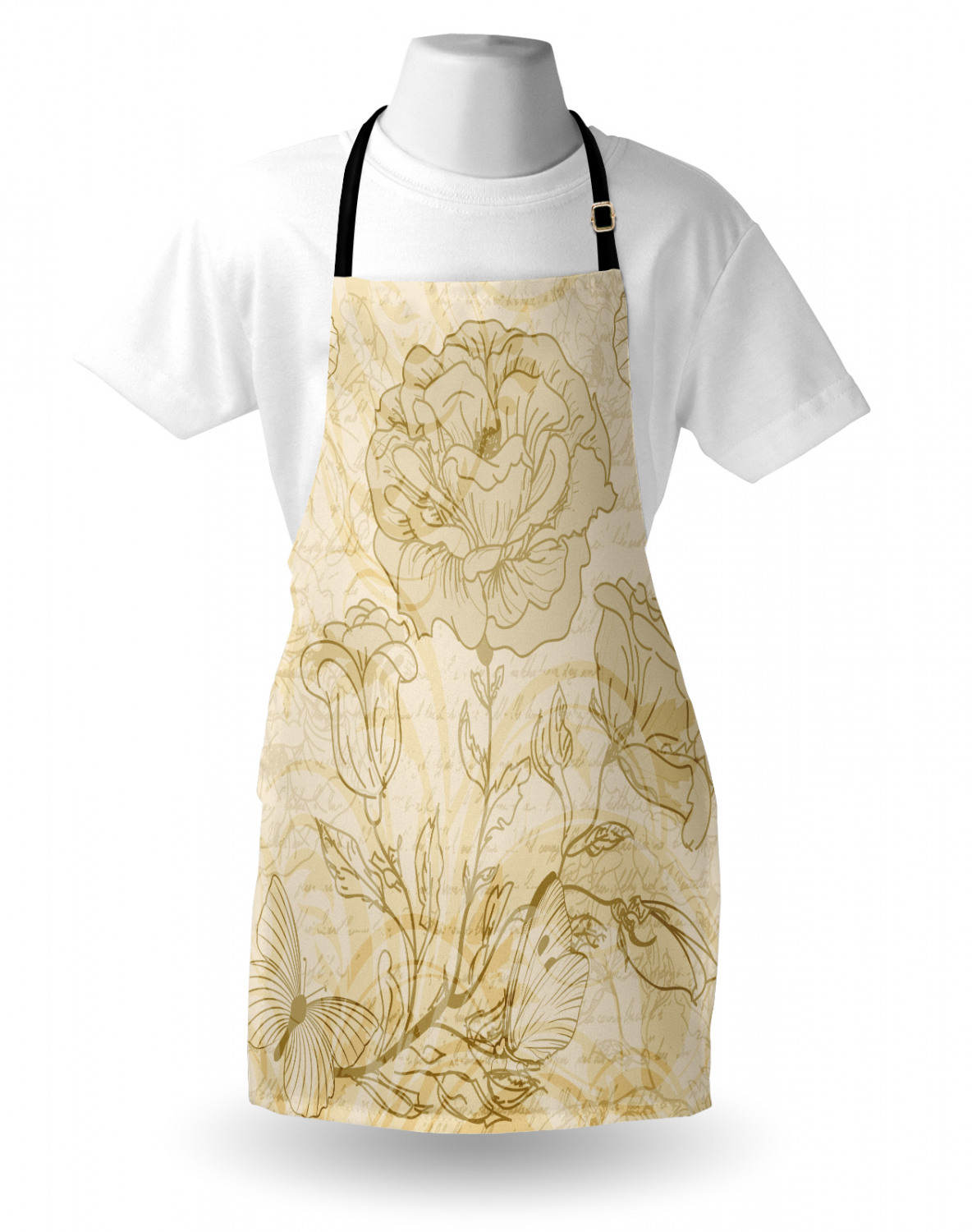 Caterpillar Apron Unisex Kitchen Bib with Adjustable Neck Cooking Baking