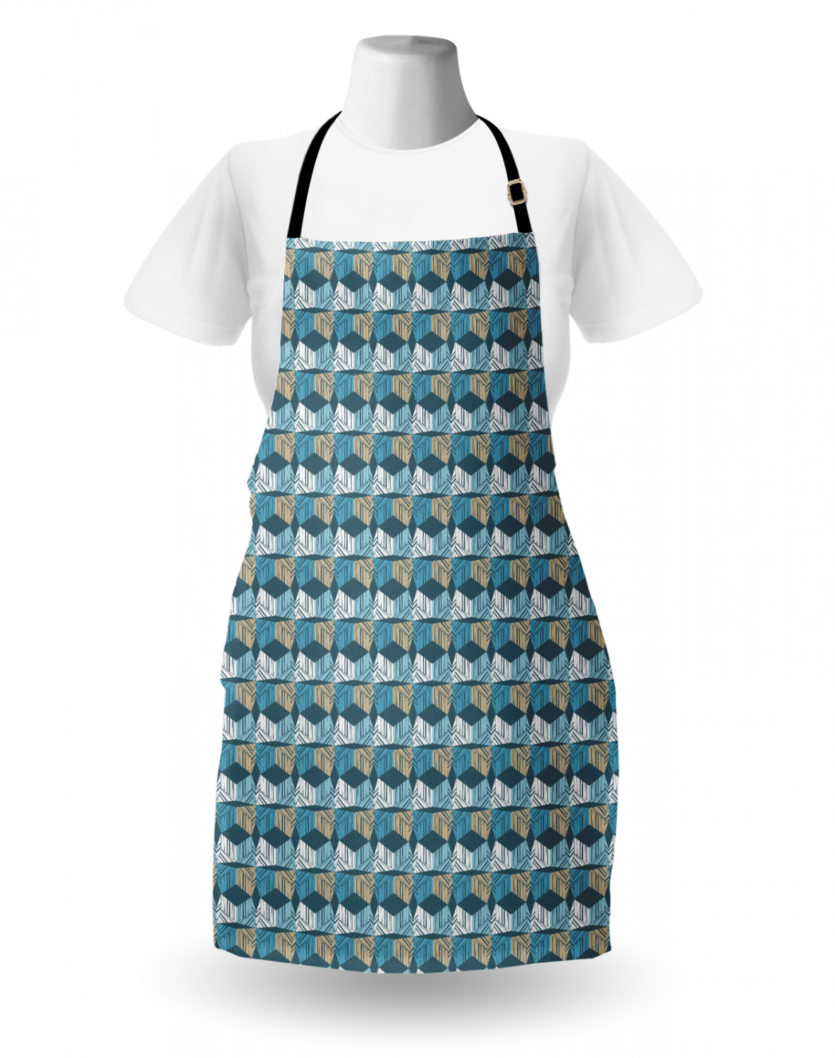 Ambesonne Apron with Adjustable Black Strap for Garden Cooking Standard Size - Picture 38 of 120