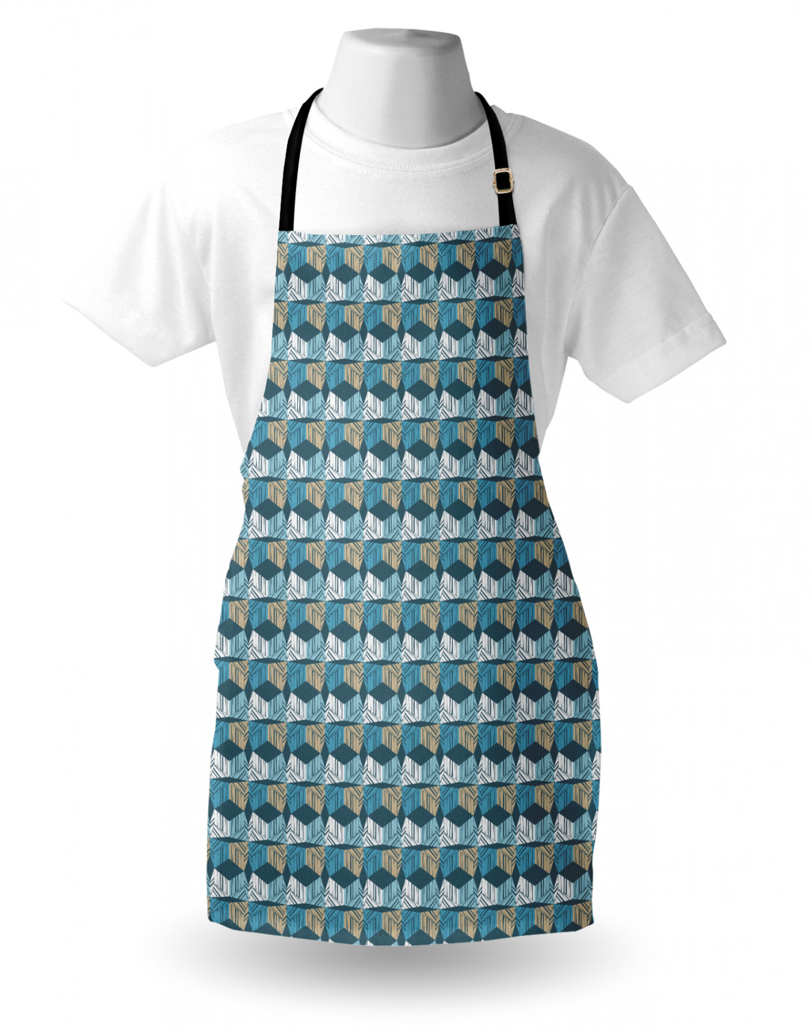 Ambesonne Apron with Adjustable Black Strap for Garden Cooking Standard Size - Picture 39 of 120
