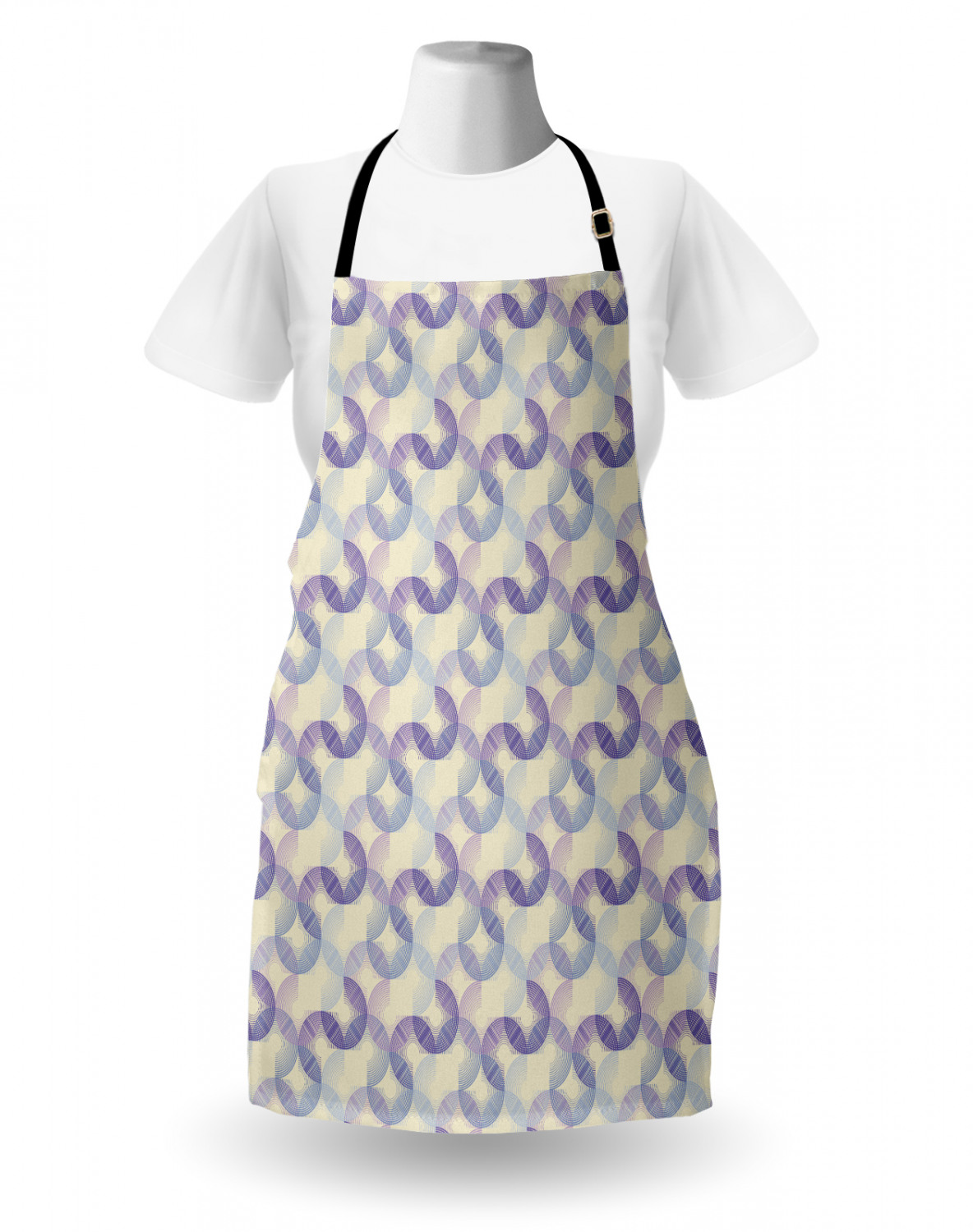 Ambesonne Apron with Adjustable Black Strap for Garden Cooking Standard Size - Picture 98 of 120