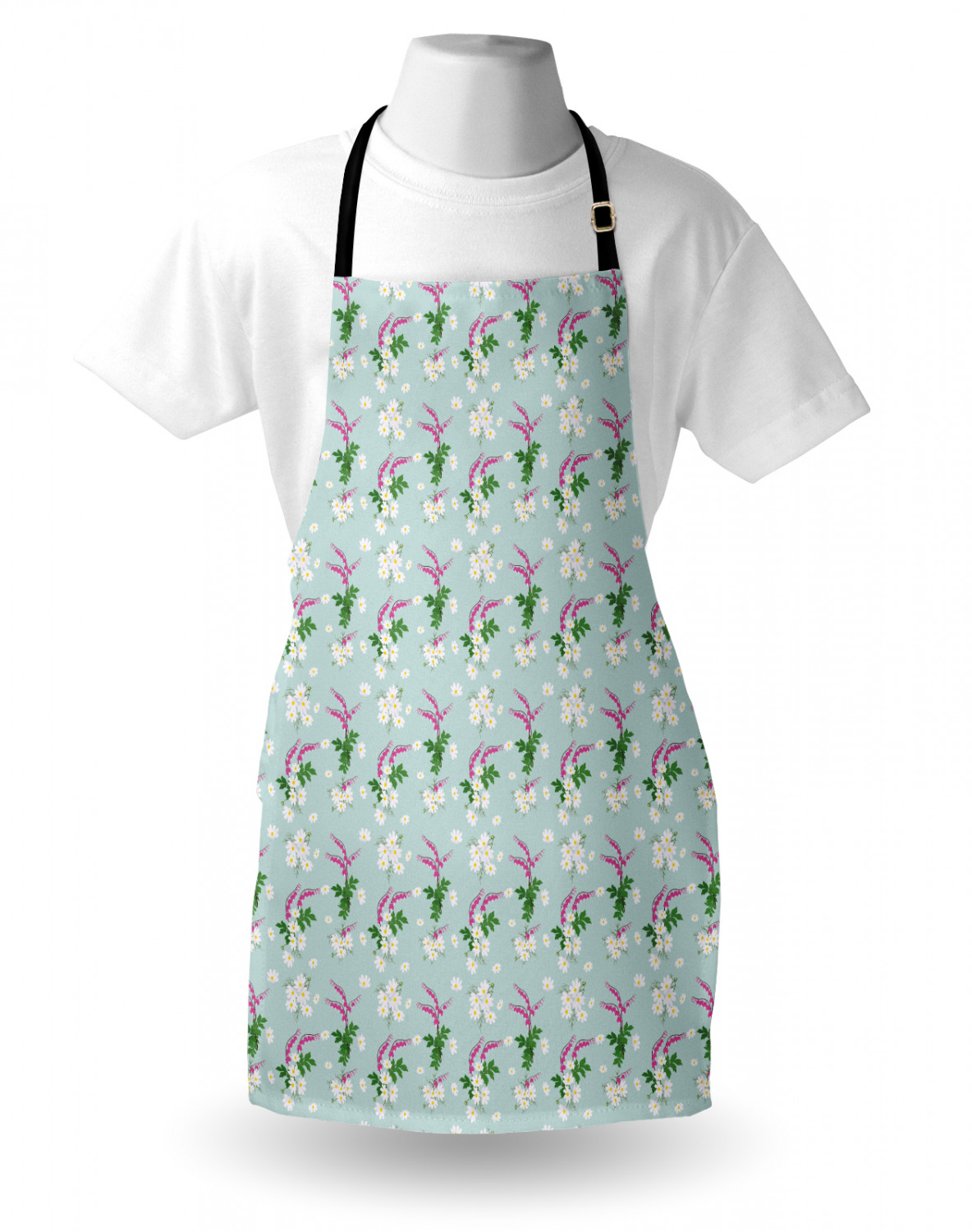 Ambesonne Apron with Adjustable Black Strap for Garden Cooking Standard Size - Picture 93 of 120