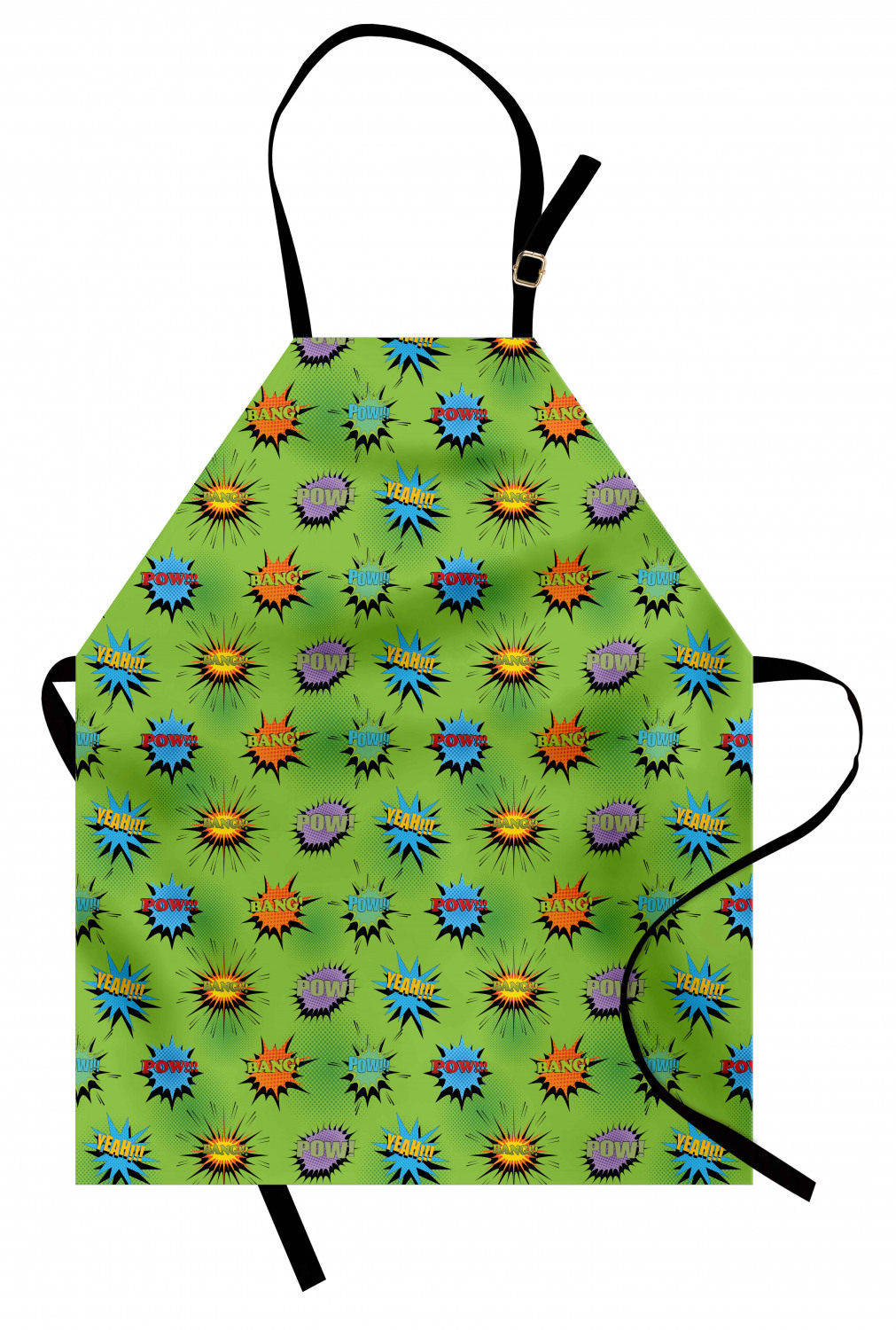 Ambesonne Apron with Adjustable Black Strap for Garden Cooking Standard Size - Picture 46 of 120