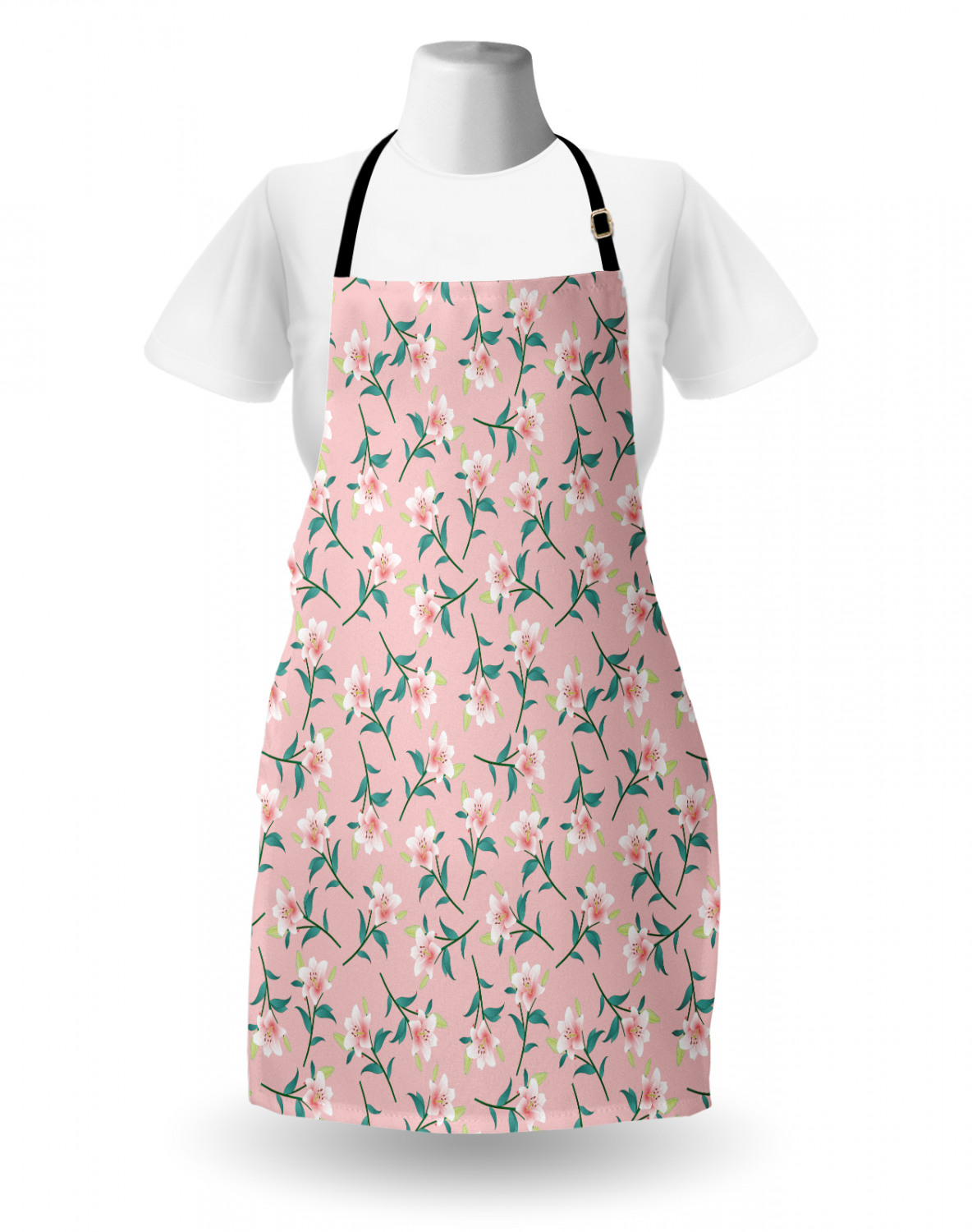 Ambesonne Apron with Adjustable Black Strap for Garden Cooking Standard Size - Picture 107 of 120