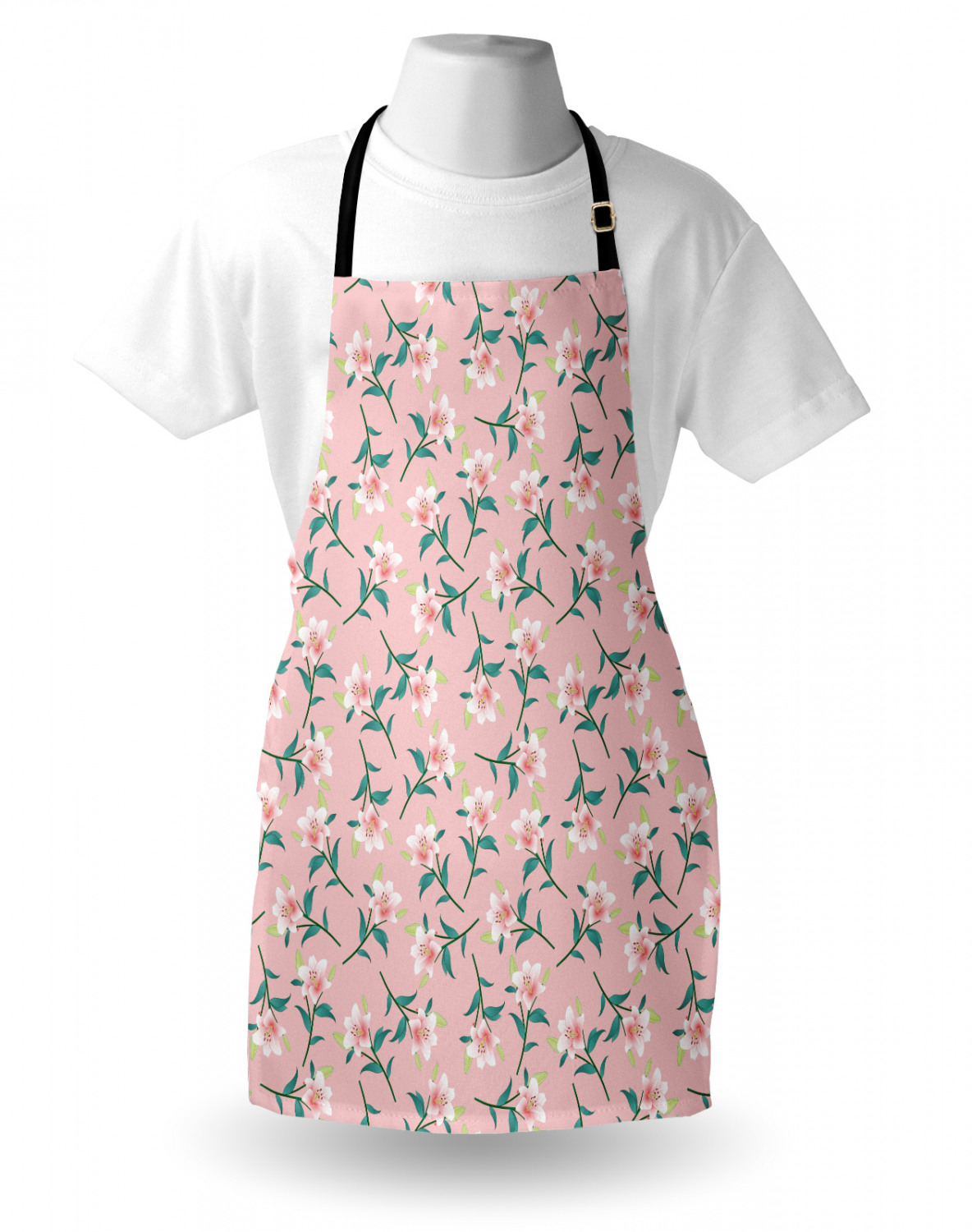 Ambesonne Apron with Adjustable Black Strap for Garden Cooking Standard Size - Picture 108 of 120