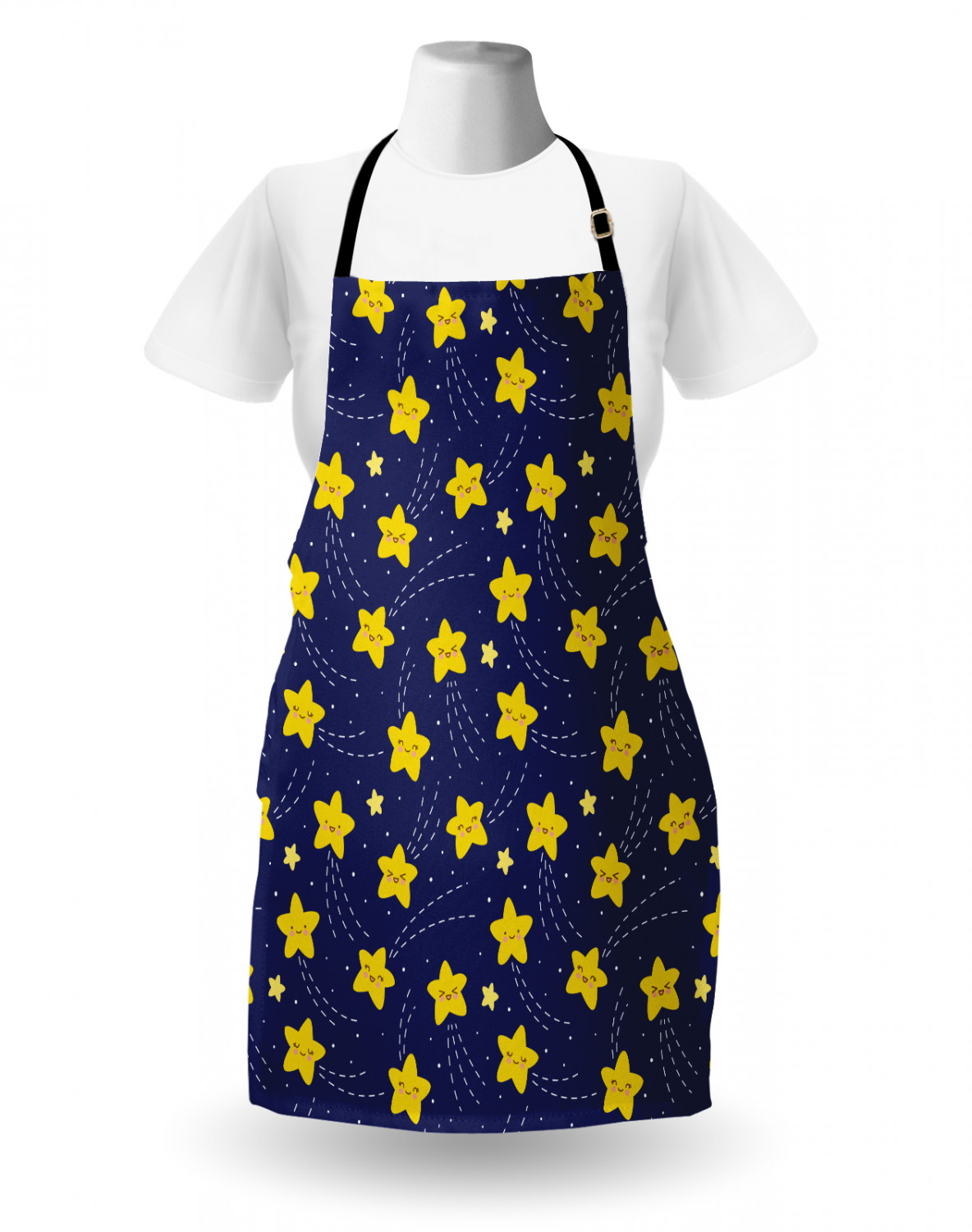 Ambesonne Apron with Adjustable Black Strap for Garden Cooking Standard Size - Picture 26 of 120