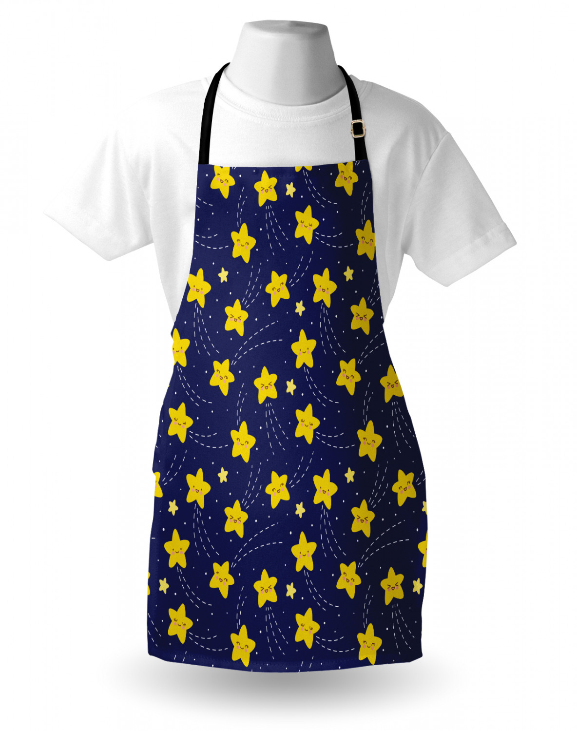 Ambesonne Apron with Adjustable Black Strap for Garden Cooking Standard Size - Picture 27 of 120