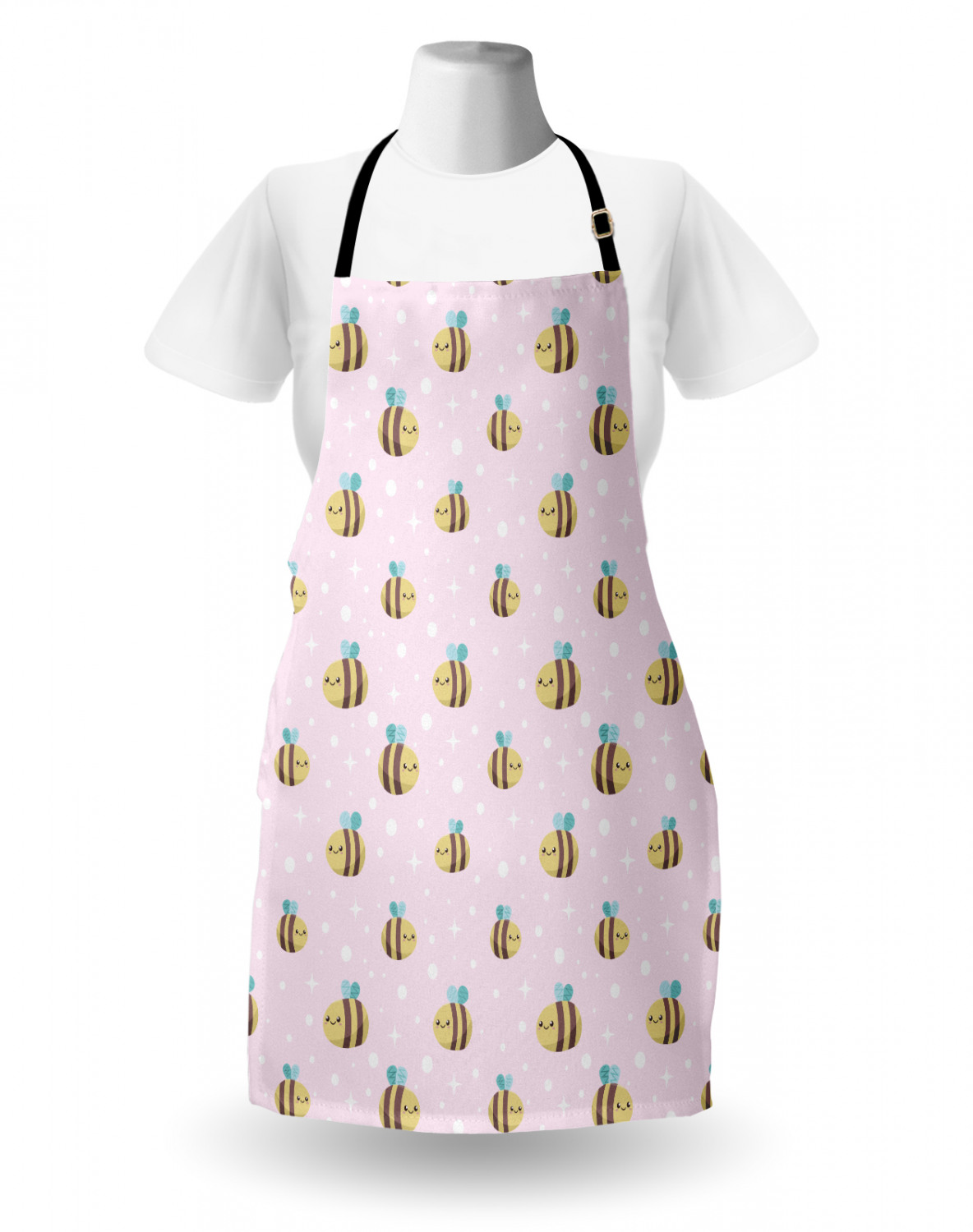Ambesonne Apron with Adjustable Black Strap for Garden Cooking Standard Size - Picture 89 of 120