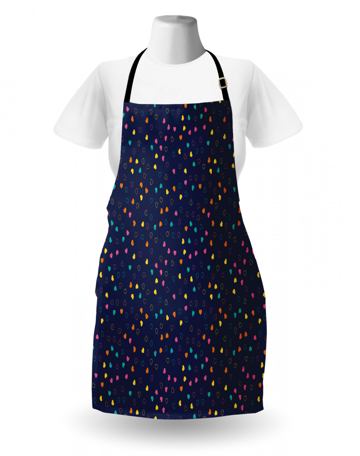 Ambesonne Apron with Adjustable Black Strap for Garden Cooking Standard Size - Picture 44 of 120