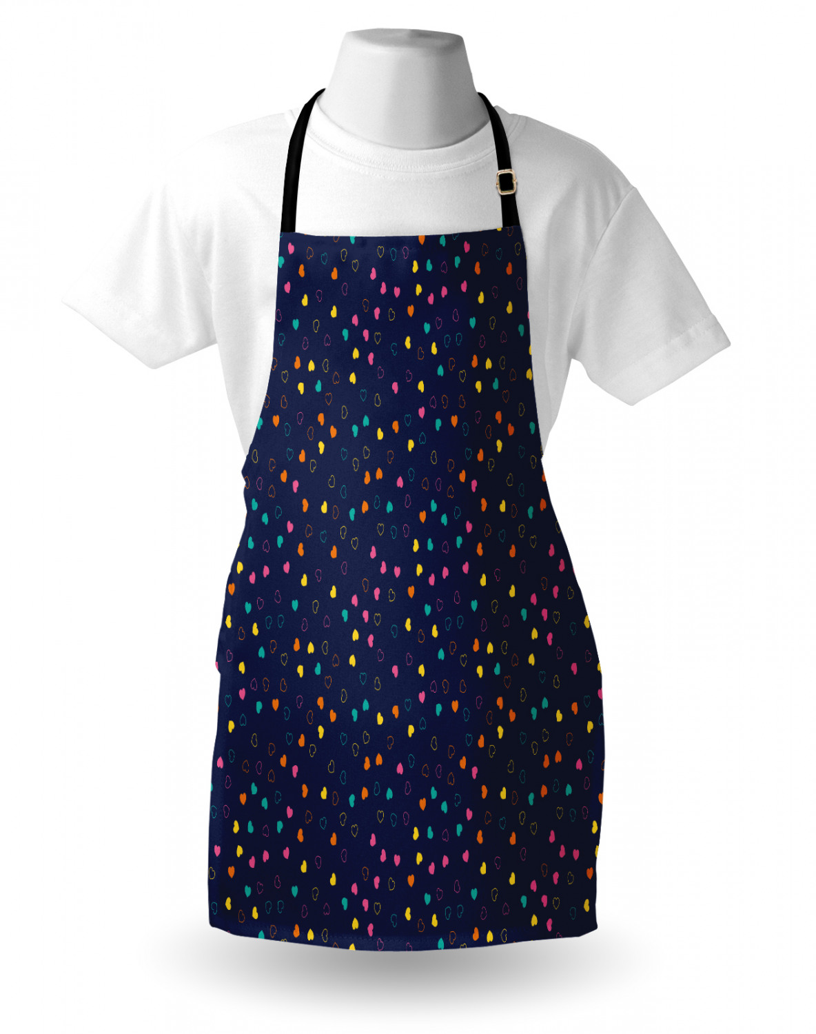 Ambesonne Apron with Adjustable Black Strap for Garden Cooking Standard Size - Picture 45 of 120