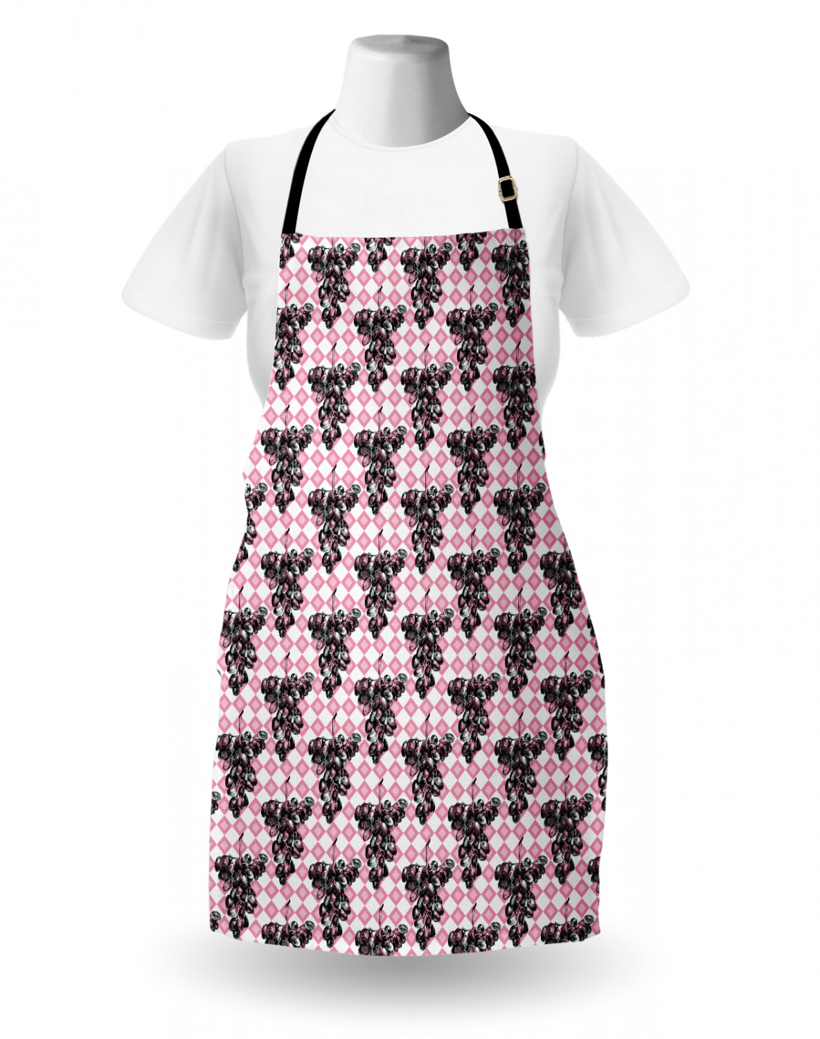 Apron Bib with Adjustable Neck Strap for Garden Cooking Indoor Use ...