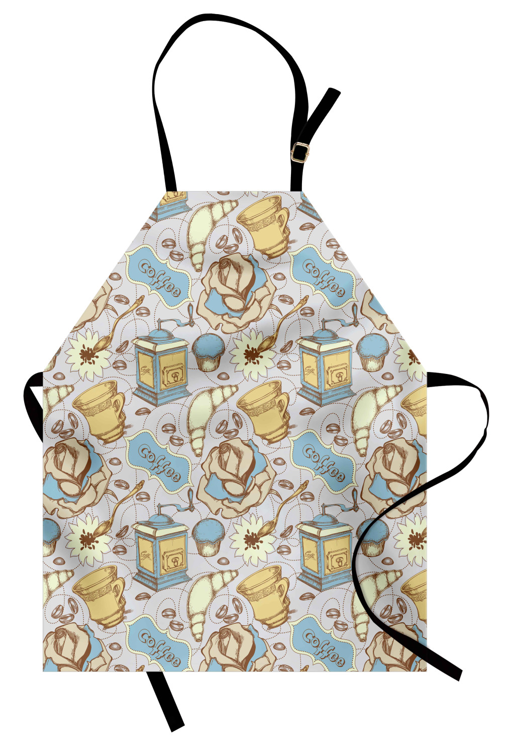 Ambesonne Coffee Kids Apron Boys Girls Apron Bib Cooking & Painting