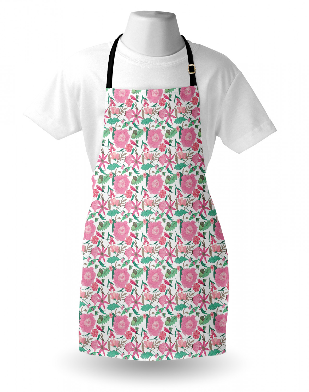 Ambesonne Apron Bib with Adjustable Black Strap Garden Cooking Standard Size - 第 102/144 張圖片