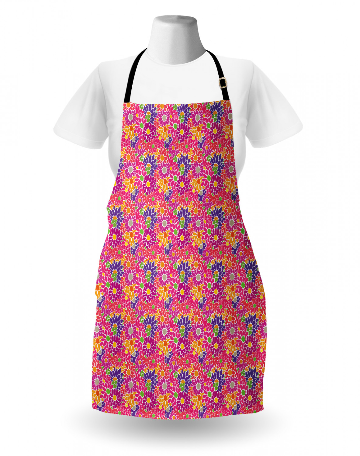 Ambesonne Apron Adjustable Neck Strap for Garden Cooking Standard Size - Picture 5 of 132