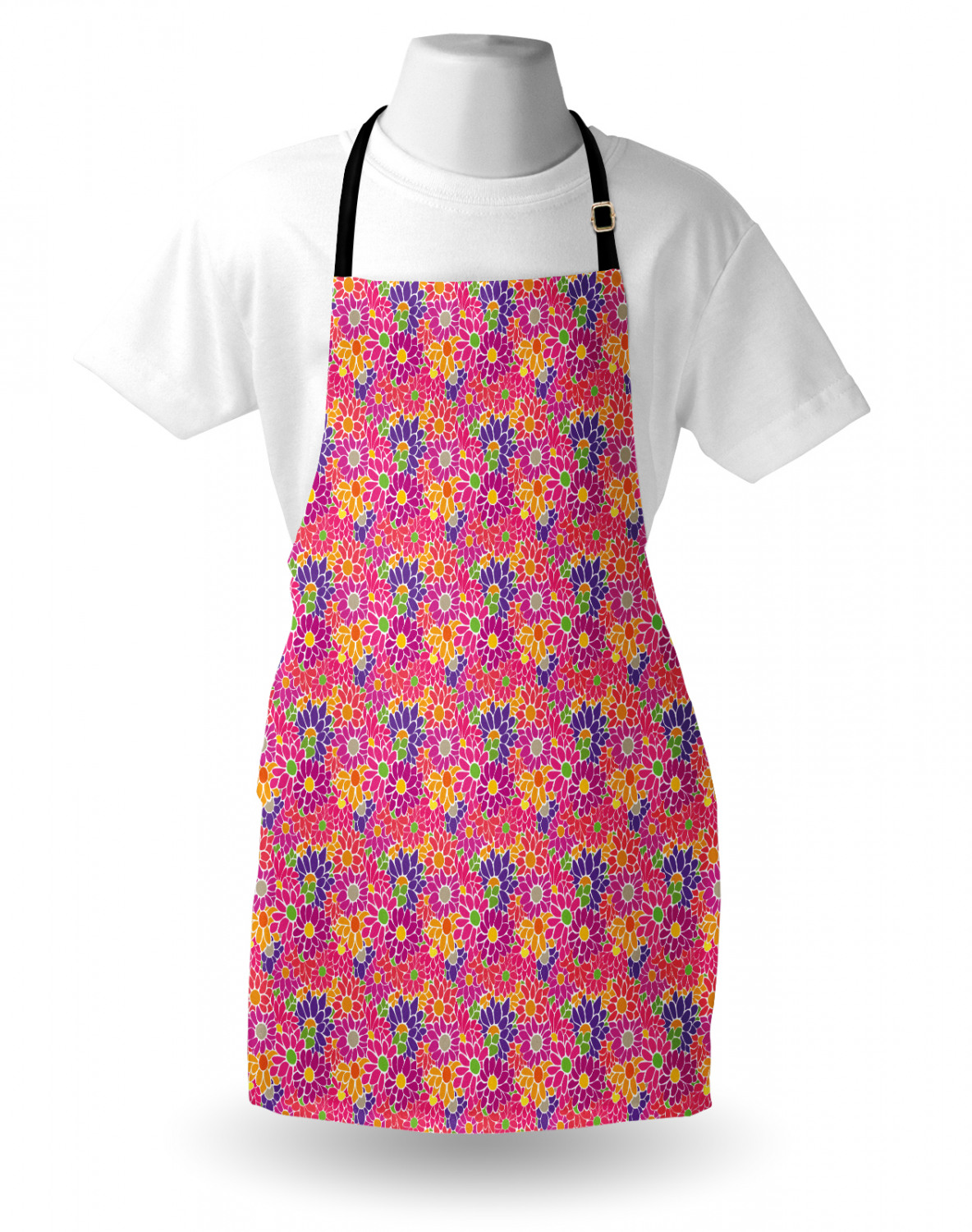Ambesonne Apron Adjustable Neck Strap for Garden Cooking Standard Size - Picture 6 of 132