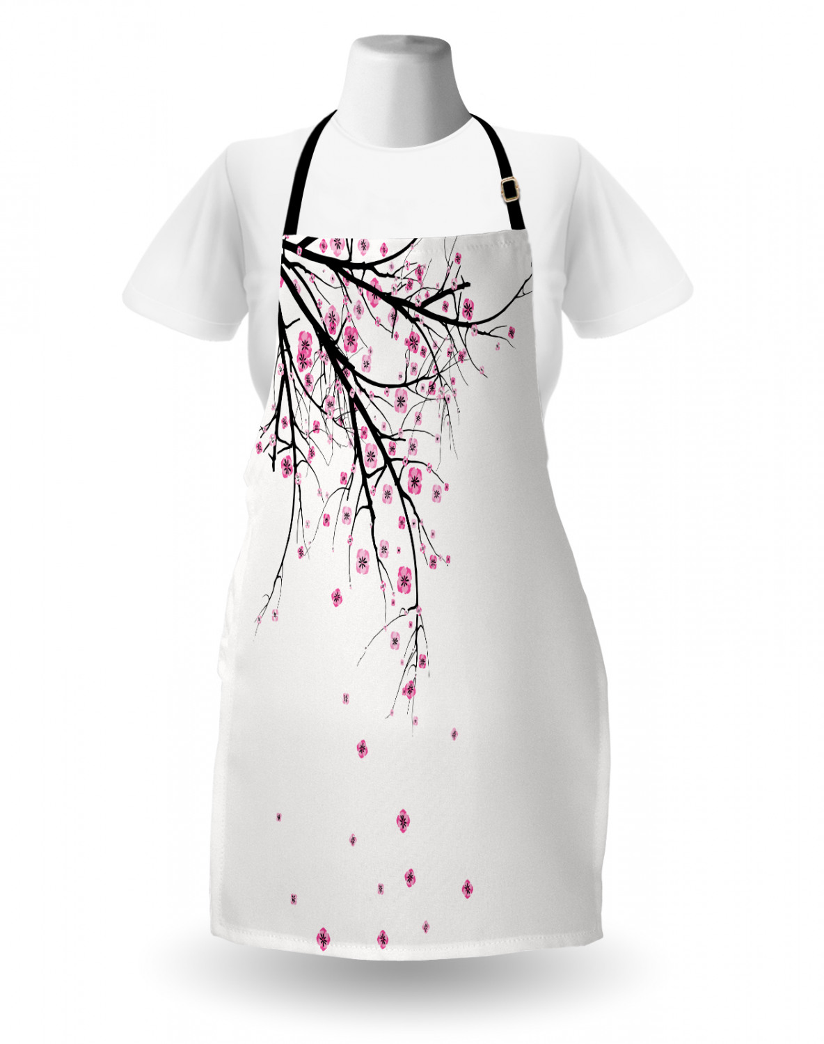 Ambesonne Flower Apron Unisex Kitchen Bib with Adjustable Neck Cooking Baking - Bild 35 von 183