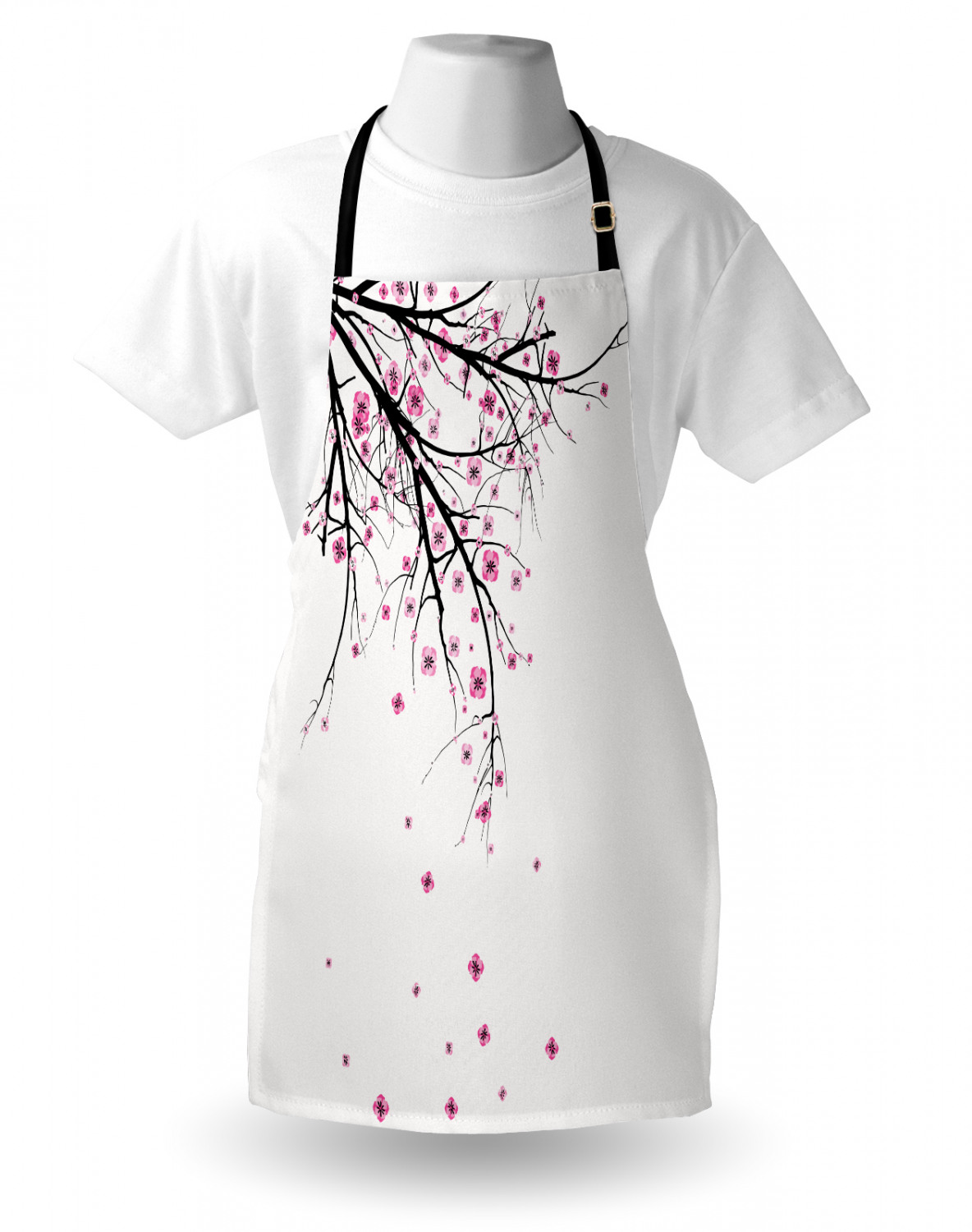 Ambesonne Flower Apron Unisex Kitchen Bib with Adjustable Neck Cooking Baking - Bild 36 von 183