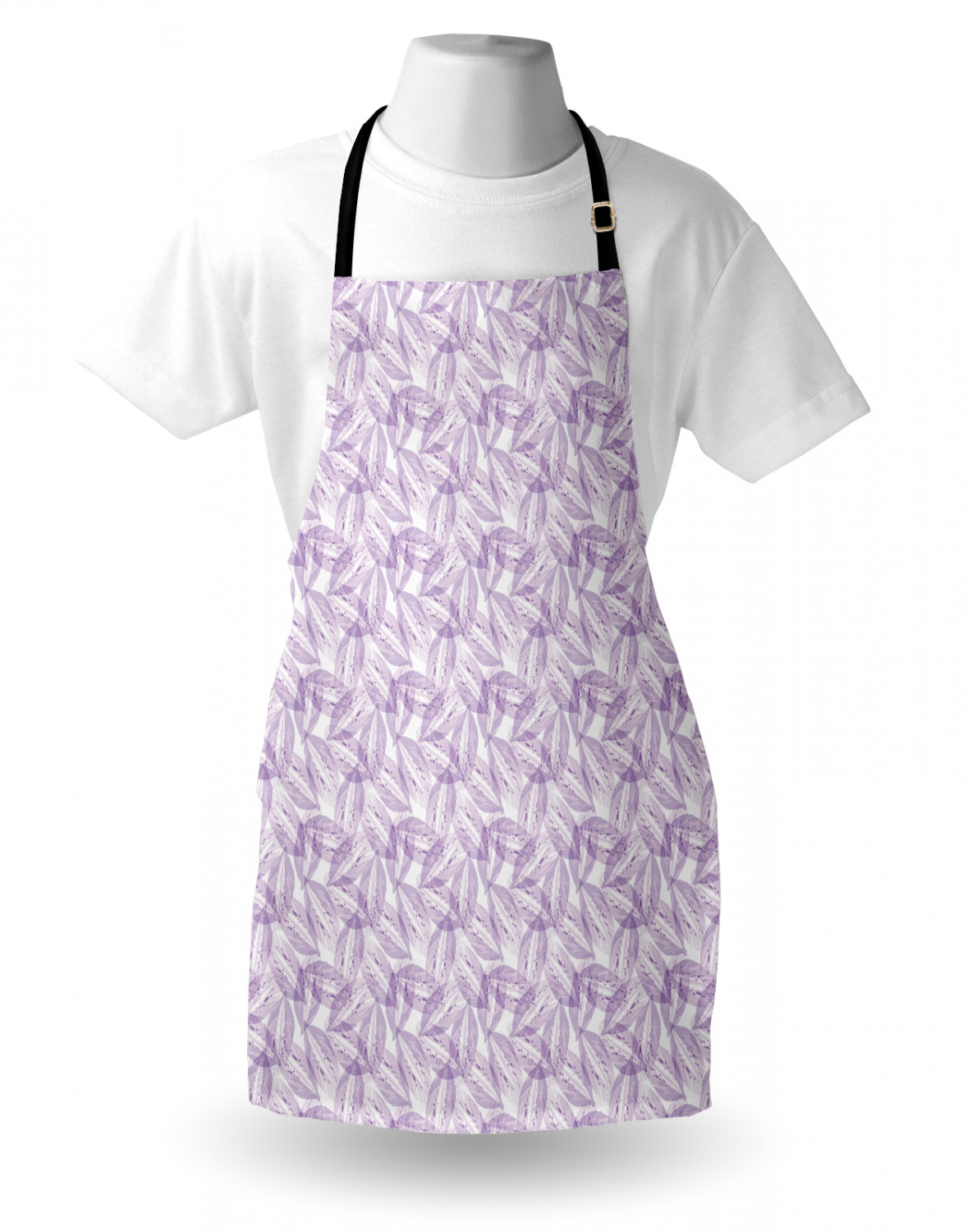 Ambesonne Apron Adjustable Black Strap for Gardening and Cooking Standard Size