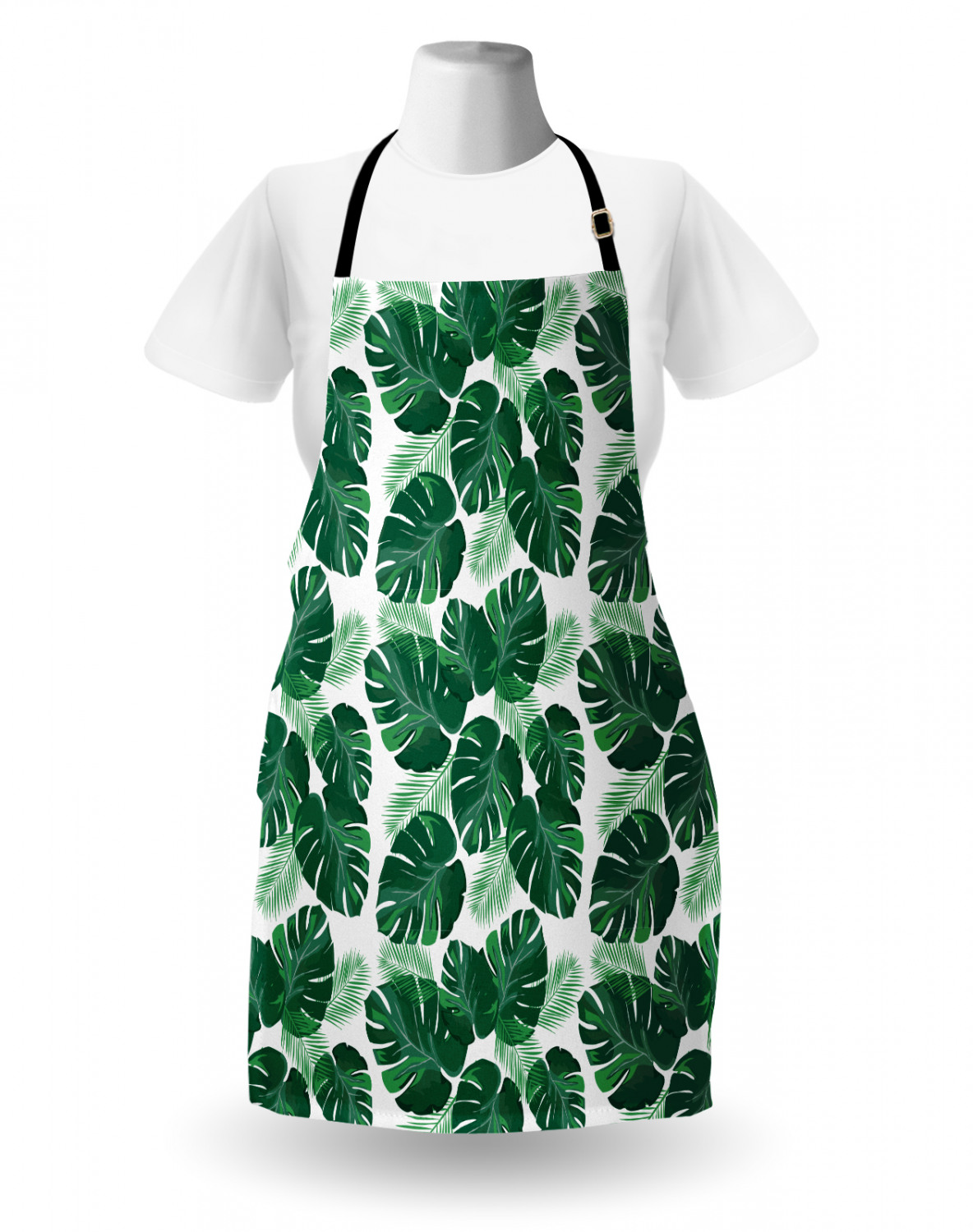 Ambesonne Apron with Adjustable Black Strap for Cooking Unisex Washable