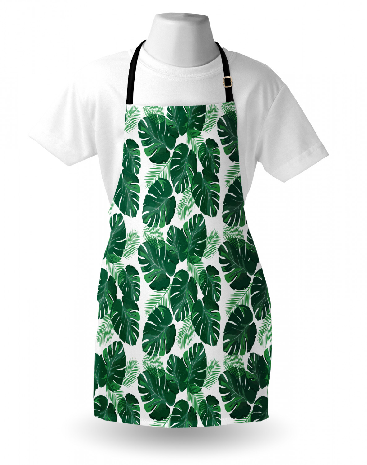 Ambesonne Apron with Adjustable Black Strap for Cooking Unisex Washable