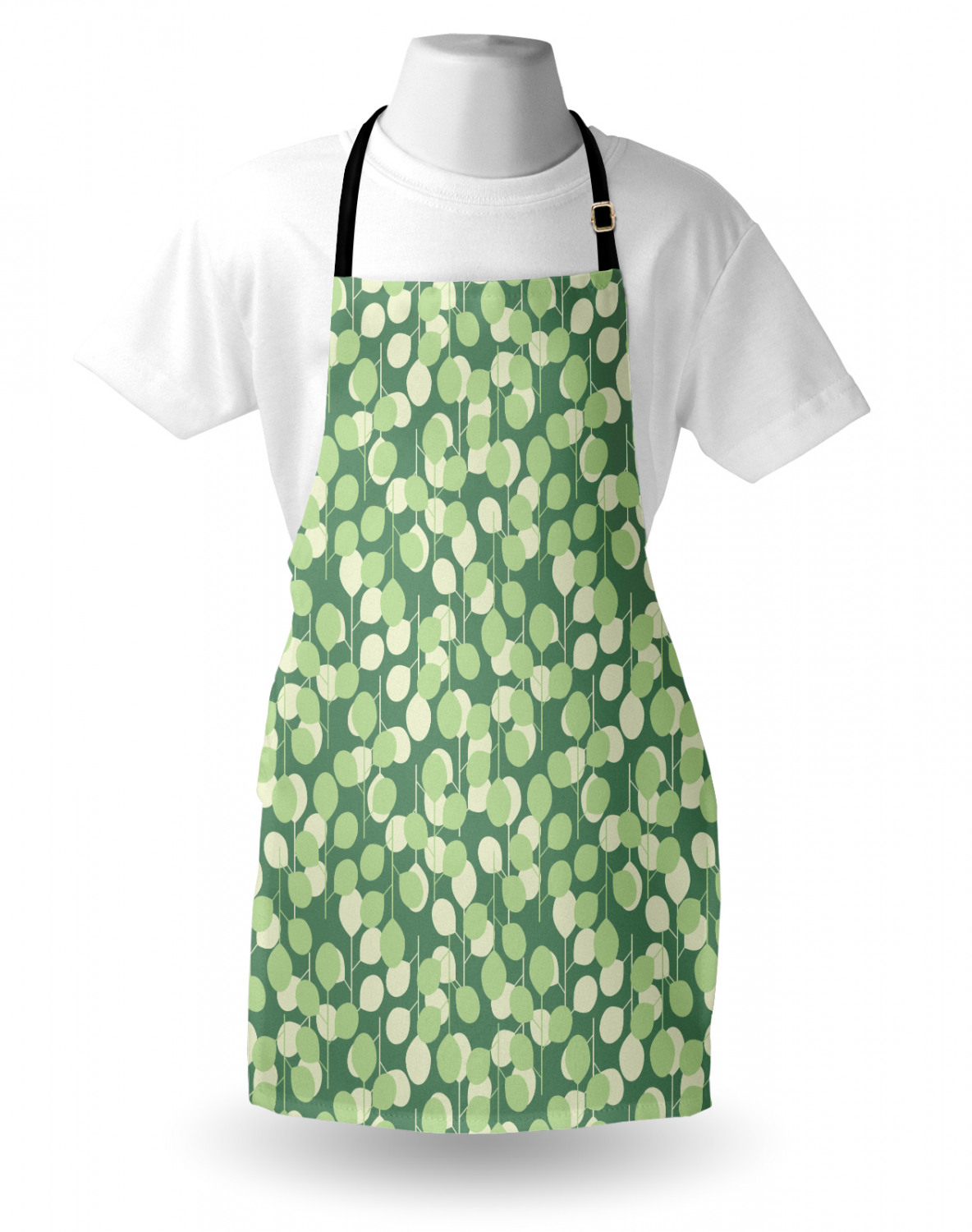 Ambesonne Apron with Adjustable Black Strap for Cooking Unisex Washable