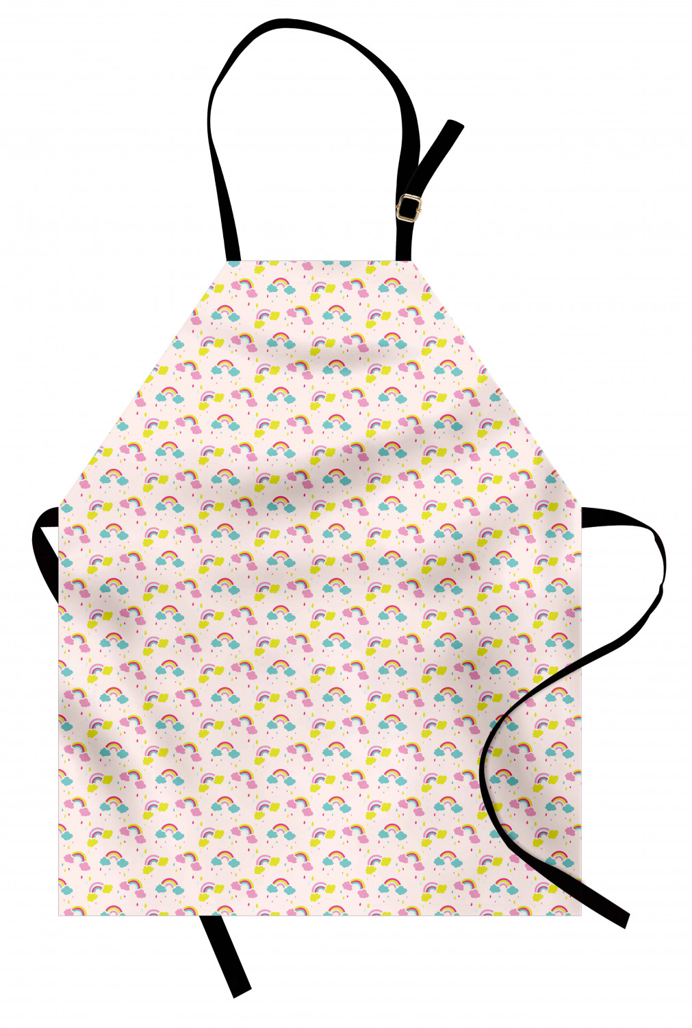 Unisex Indoor Use Apron with Adjustable Neck Strap for Garden Cooking Ambesonne