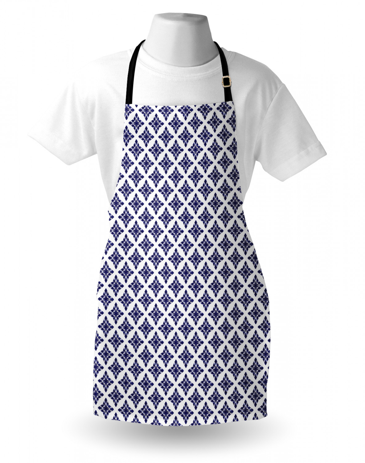 Unisex Indoor Use Apron with Adjustable Neck Strap for Garden Cooking Ambesonne